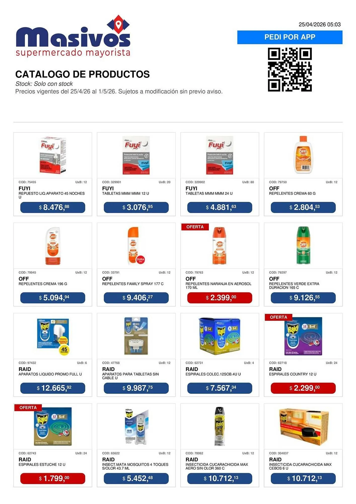 Ofertas de Catálogo Masivos 25 de abril al 1 de mayo 2026 - Página 78 del catálogo