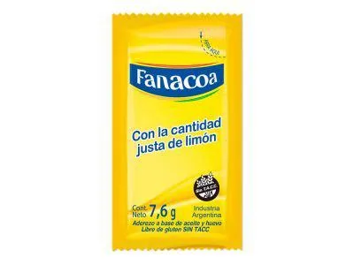 MAYONESA FANACOA SACHET 196x7 GR