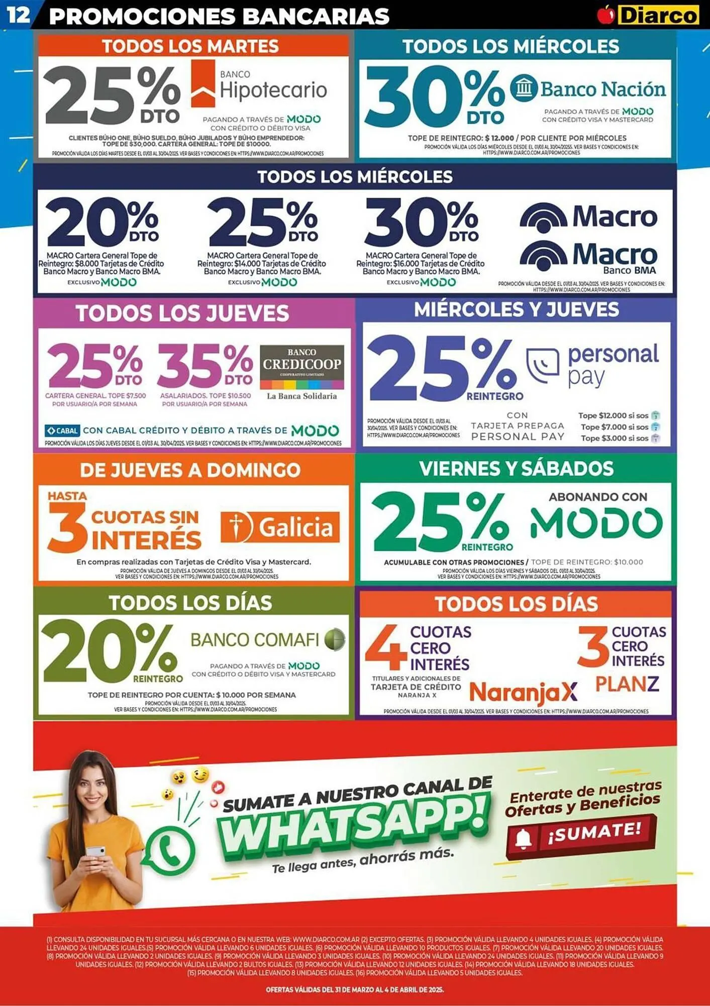 Ofertas de Catálogo Diarco 31 de marzo al 4 de abril 2025 - Página 14 del catálogo