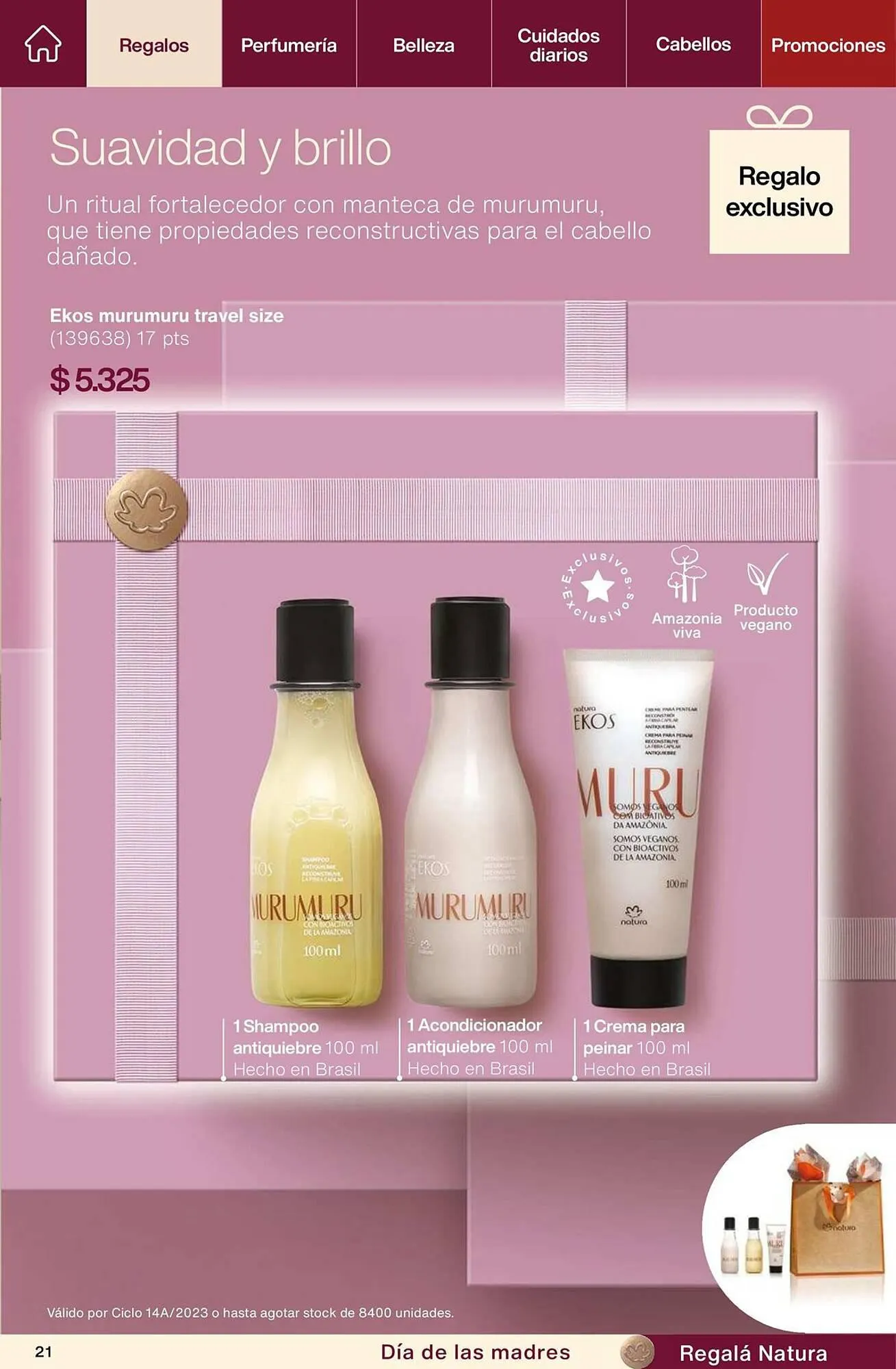 Ofertas de Catálogo Natura 27 de septiembre al 31 de octubre 2023 - Página 21 del catálogo