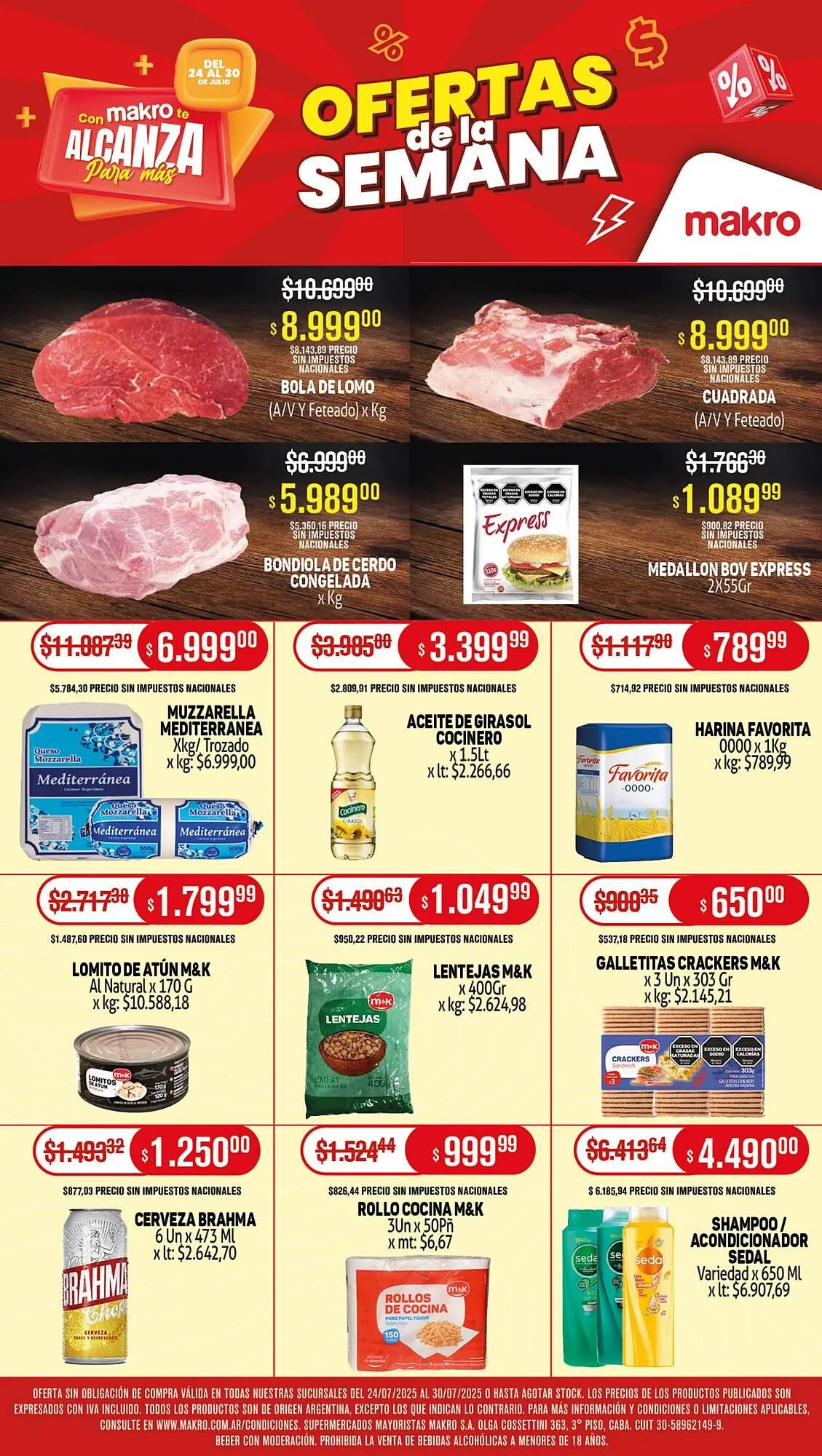 Ofertas de Catálogo Makro 24 de julio al 30 de julio 2025 - Página 1 del catálogo