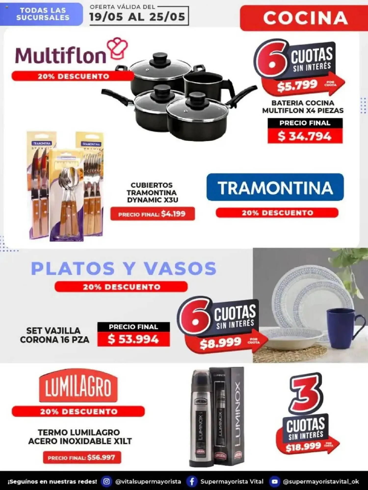 Ofertas de Catálogo Supermayorista Vital 19 de mayo al 25 de mayo 2025 - Página 3 del catálogo