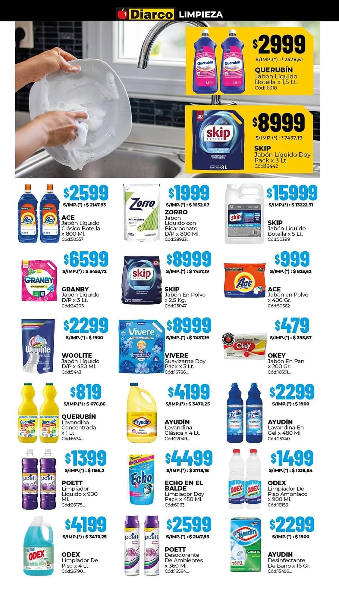 Ofertas de Catálogo Diarco 6 de abril al 10 de abril 2026 - Página 16 del catálogo