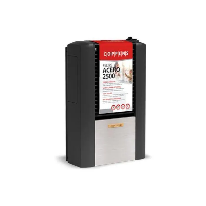 Calefactor COPPENS 2500 TB II Acero Izq