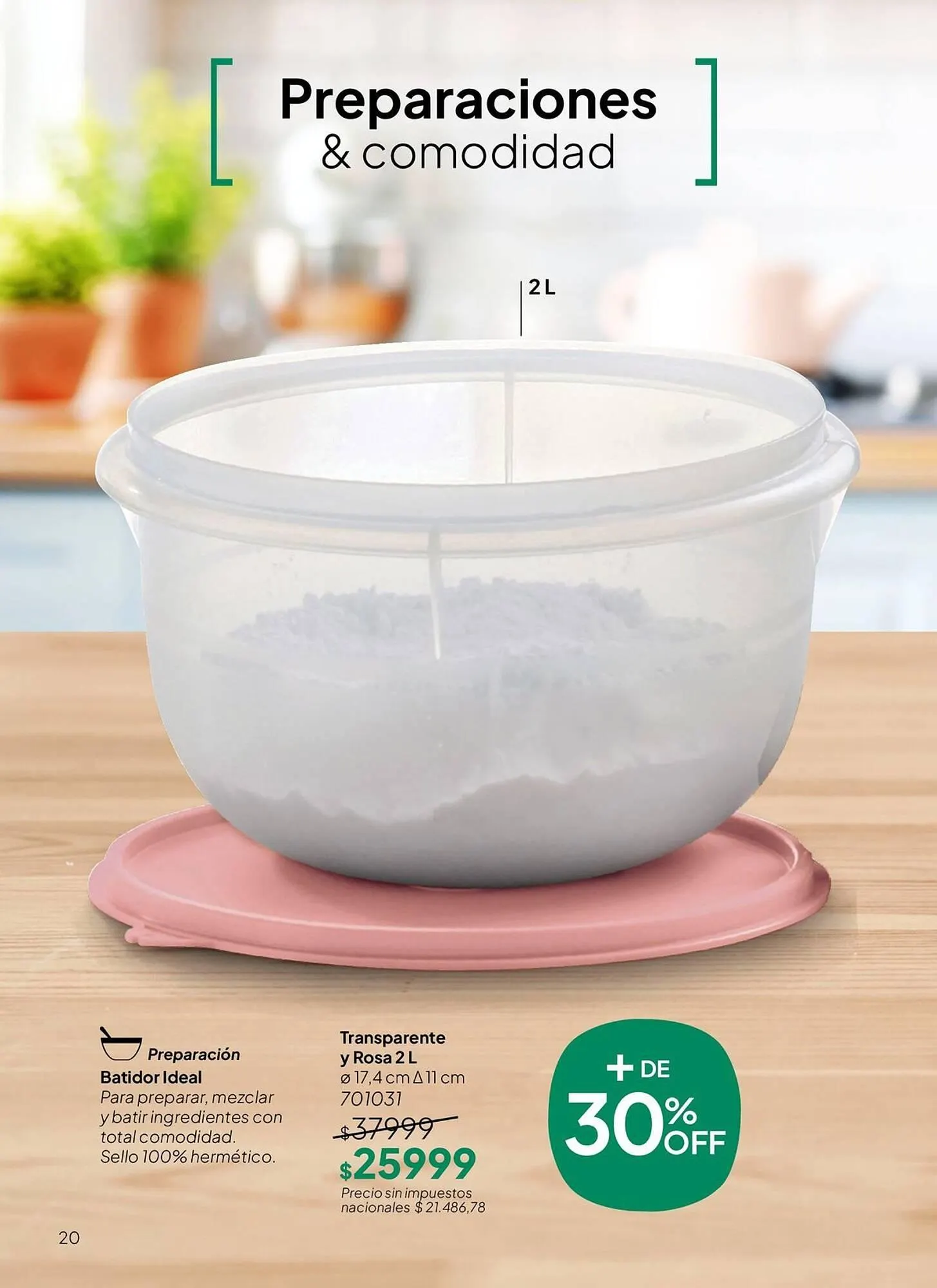 Ofertas de Folleto Tupperware 2 de diciembre al 31 de enero 2026 - Página 20 del catálogo