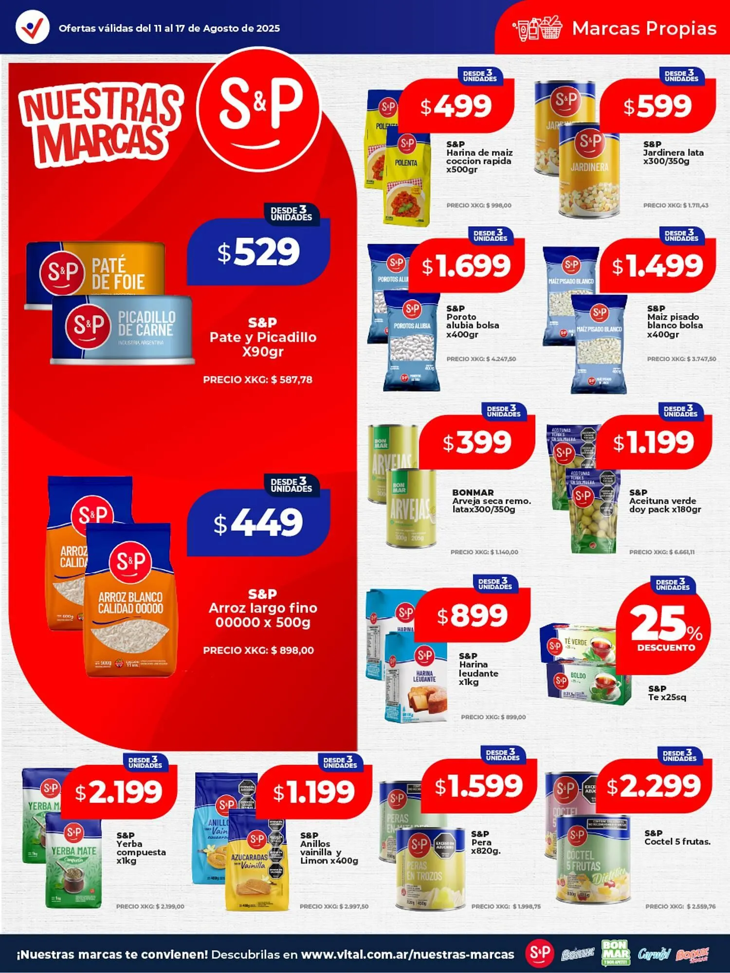 Ofertas de Catálogo Supermayorista Vital 11 de agosto al 17 de agosto 2025 - Página 21 del catálogo