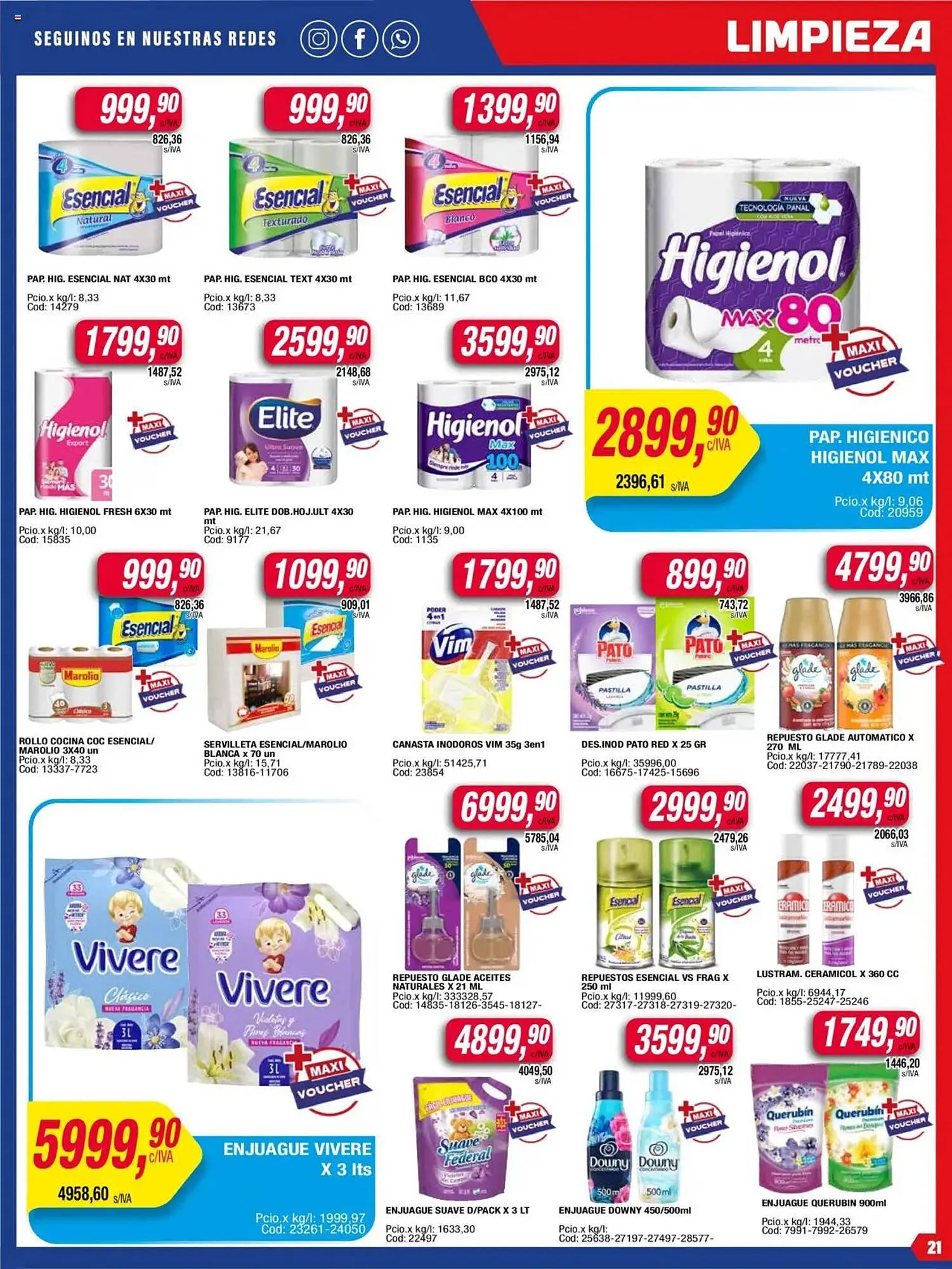 Ofertas de Catálogo Maxiconsumo 4 de agosto al 11 de agosto 2025 - Página 21 del catálogo