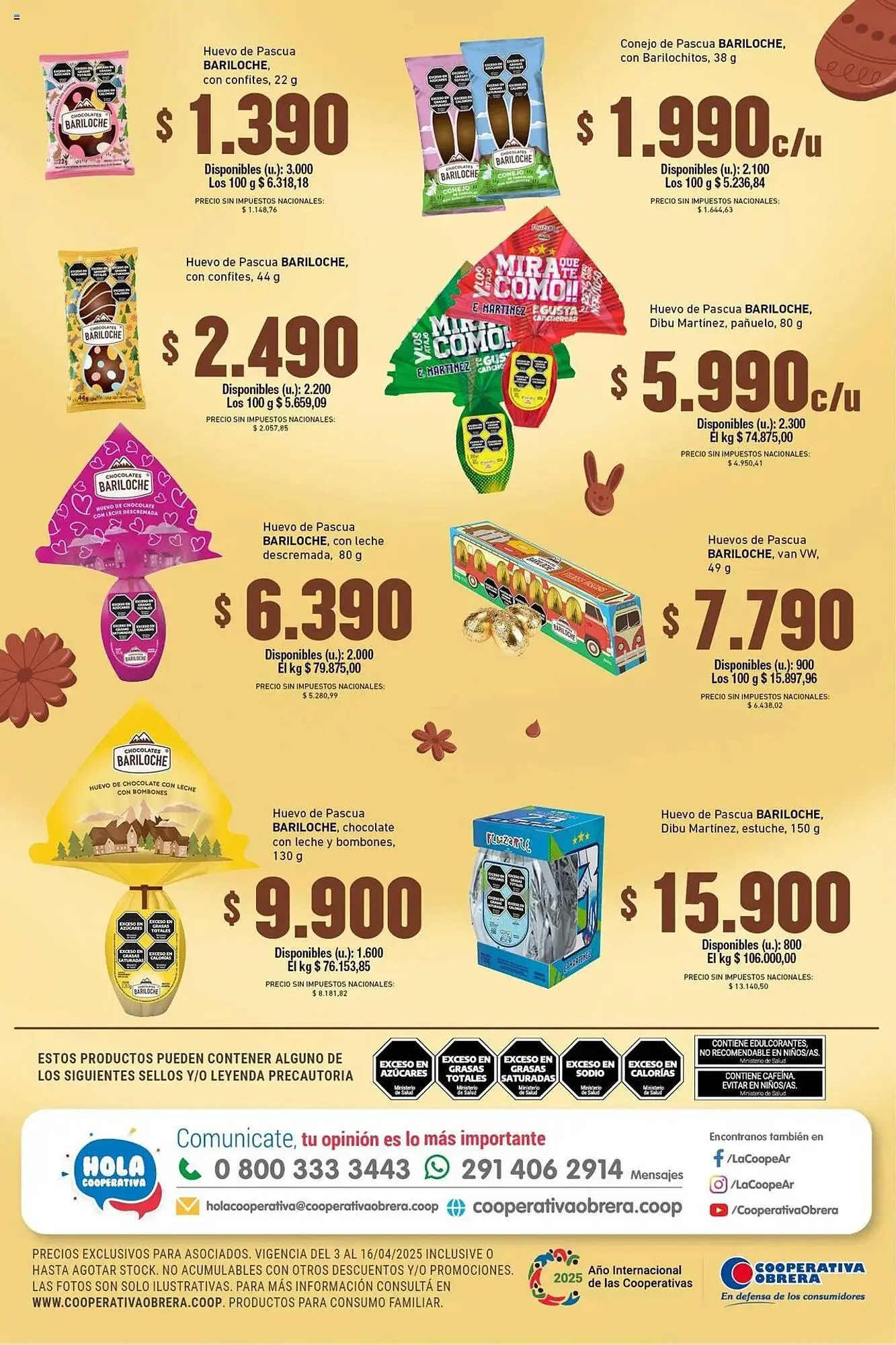 Ofertas de Catálogo Cooperativa Obrera 3 de abril al 16 de abril 2025 - Página 3 del catálogo