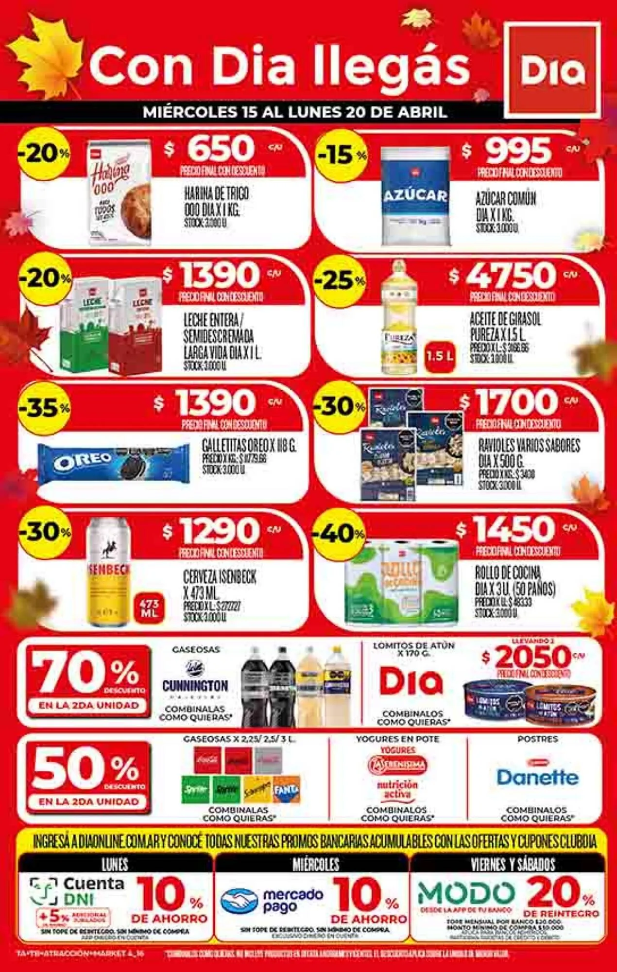 Ofertas de Folleto Supermercados DIA 15 de abril al 20 de abril 2026 - Página 1 del catálogo