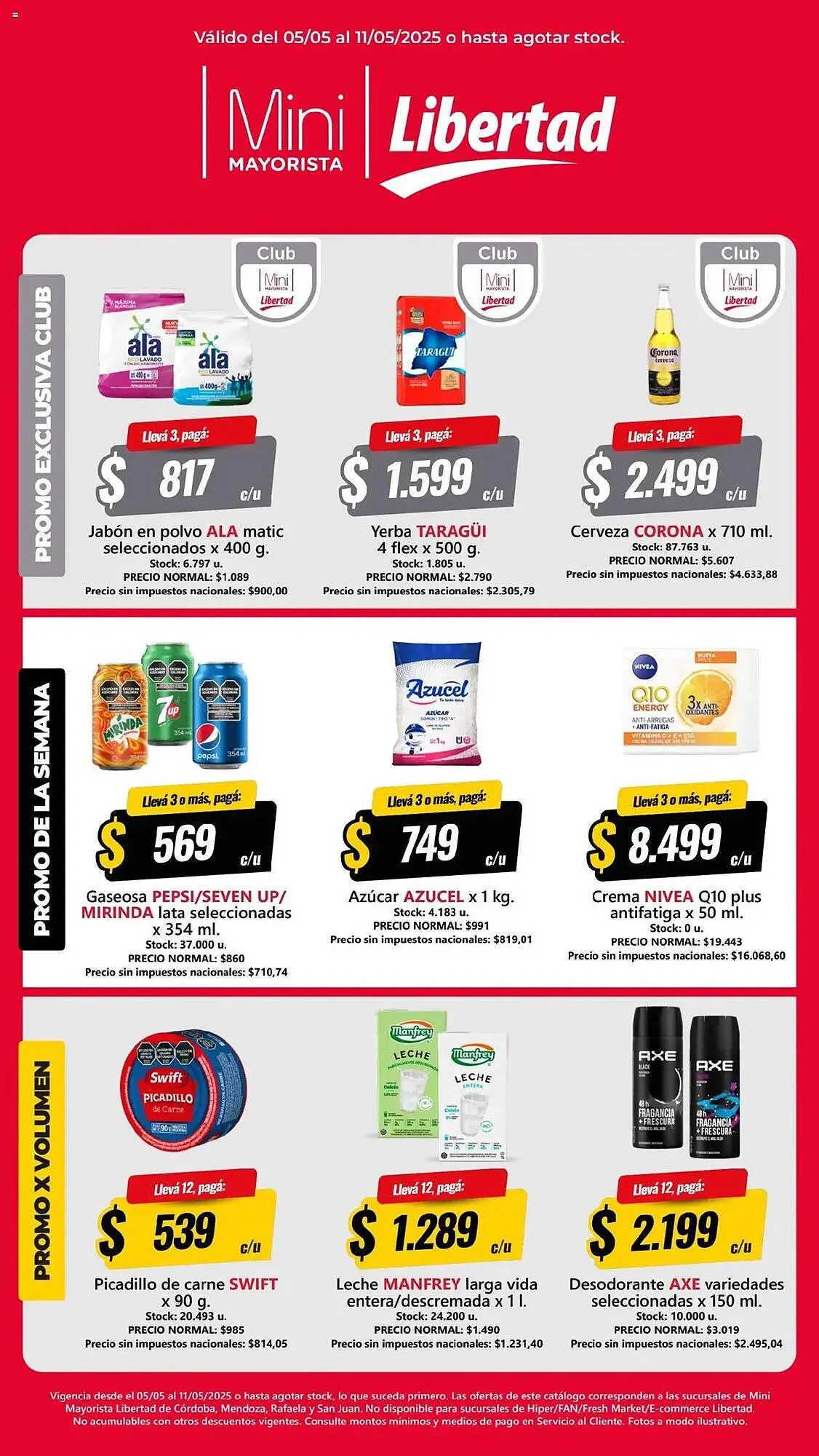 Ofertas de Catálogo Hipermercado Libertad 3 de mayo al 11 de mayo 2025 - Página 1 del catálogo