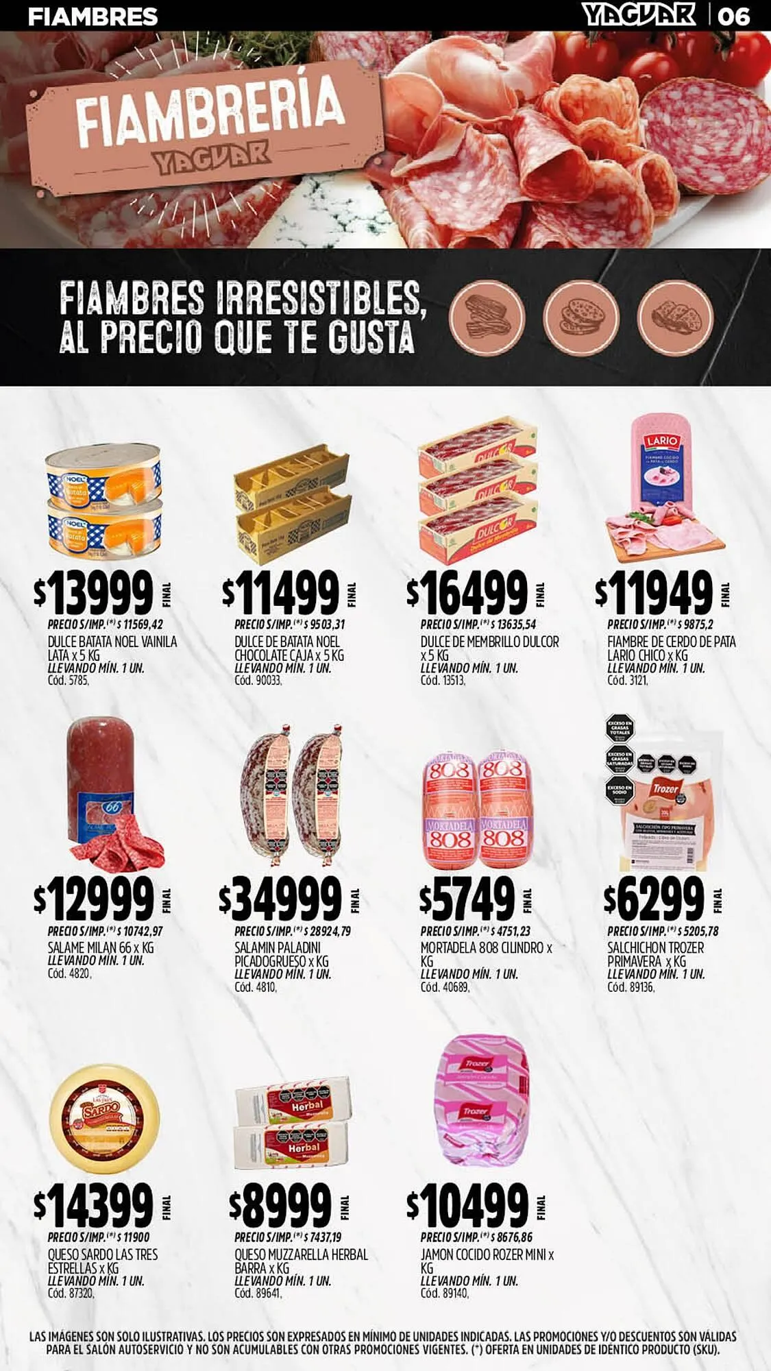 Ofertas de Catálogo Supermercados Yaguar 11 de mayo al 17 de mayo 2026 - Página 6 del catálogo