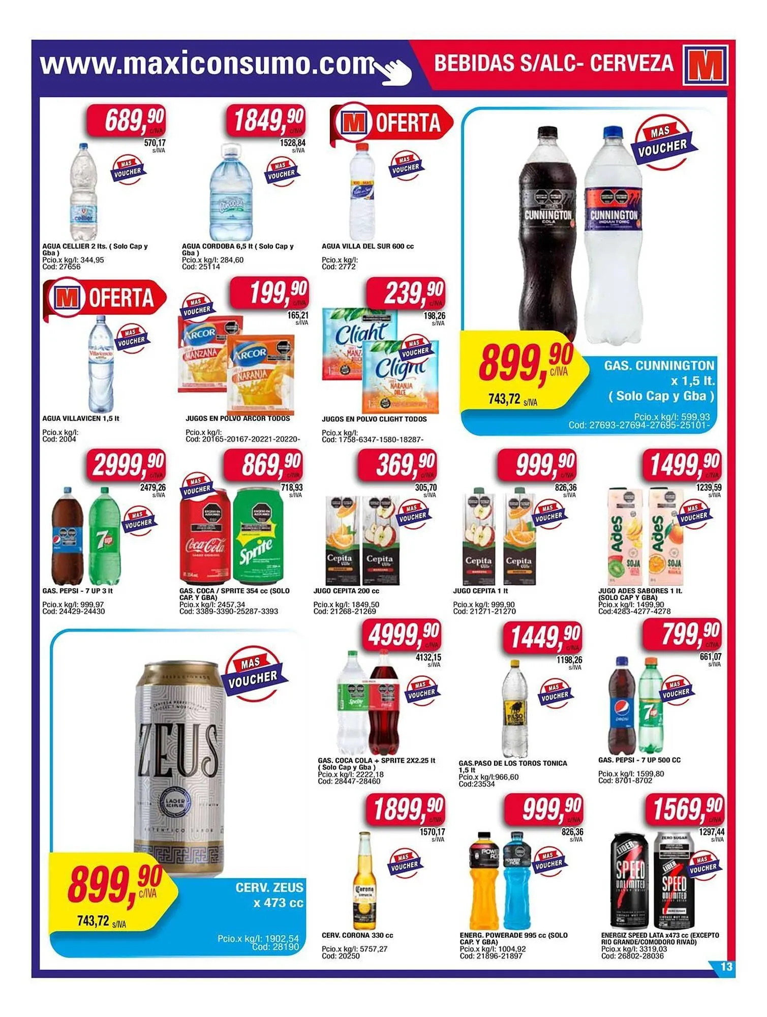 Ofertas de Catálogo Maxiconsumo 8 de enero al 15 de enero 2025 - Página 13 del catálogo