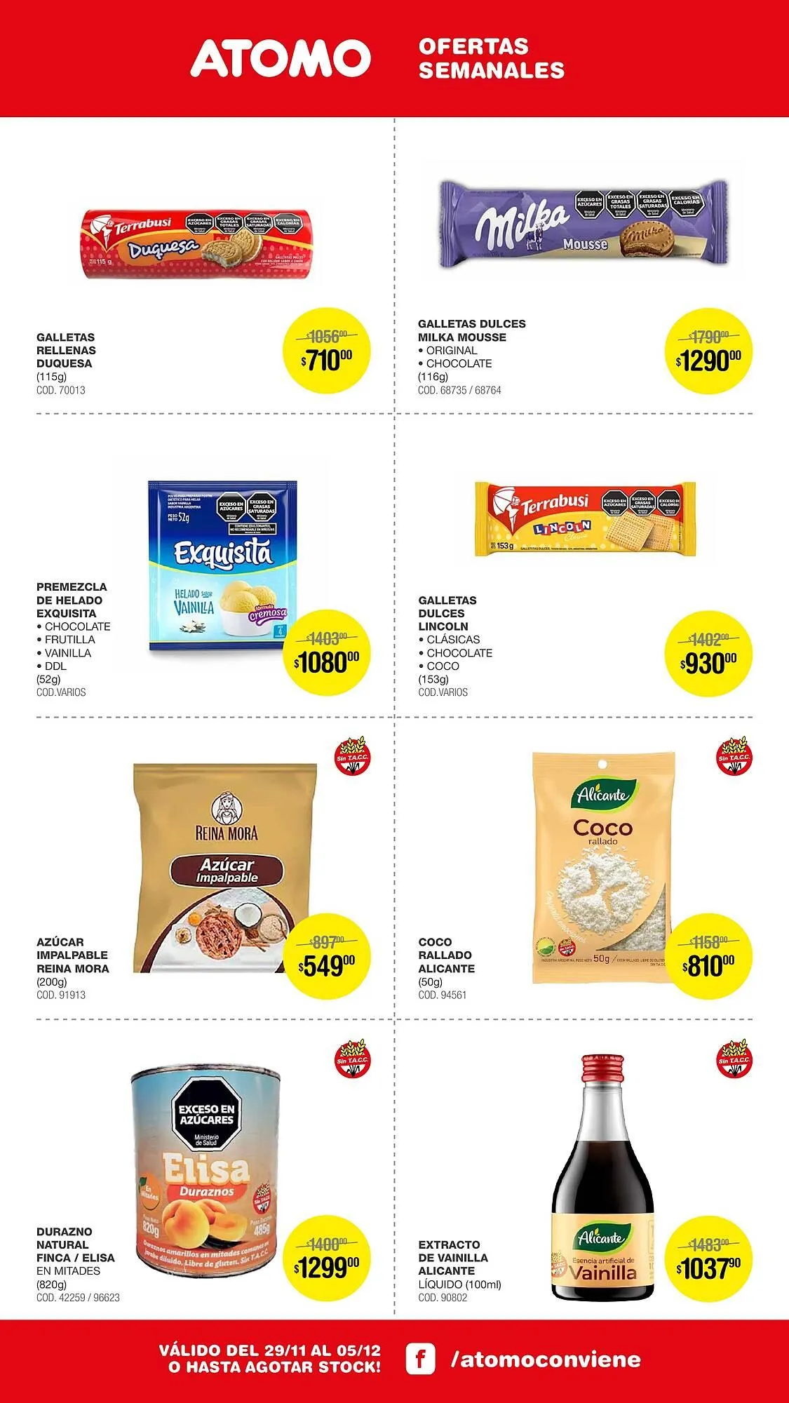 Ofertas de Catálogo Atomo Conviene 29 de noviembre al 5 de diciembre 2024 - Página 18 del catálogo