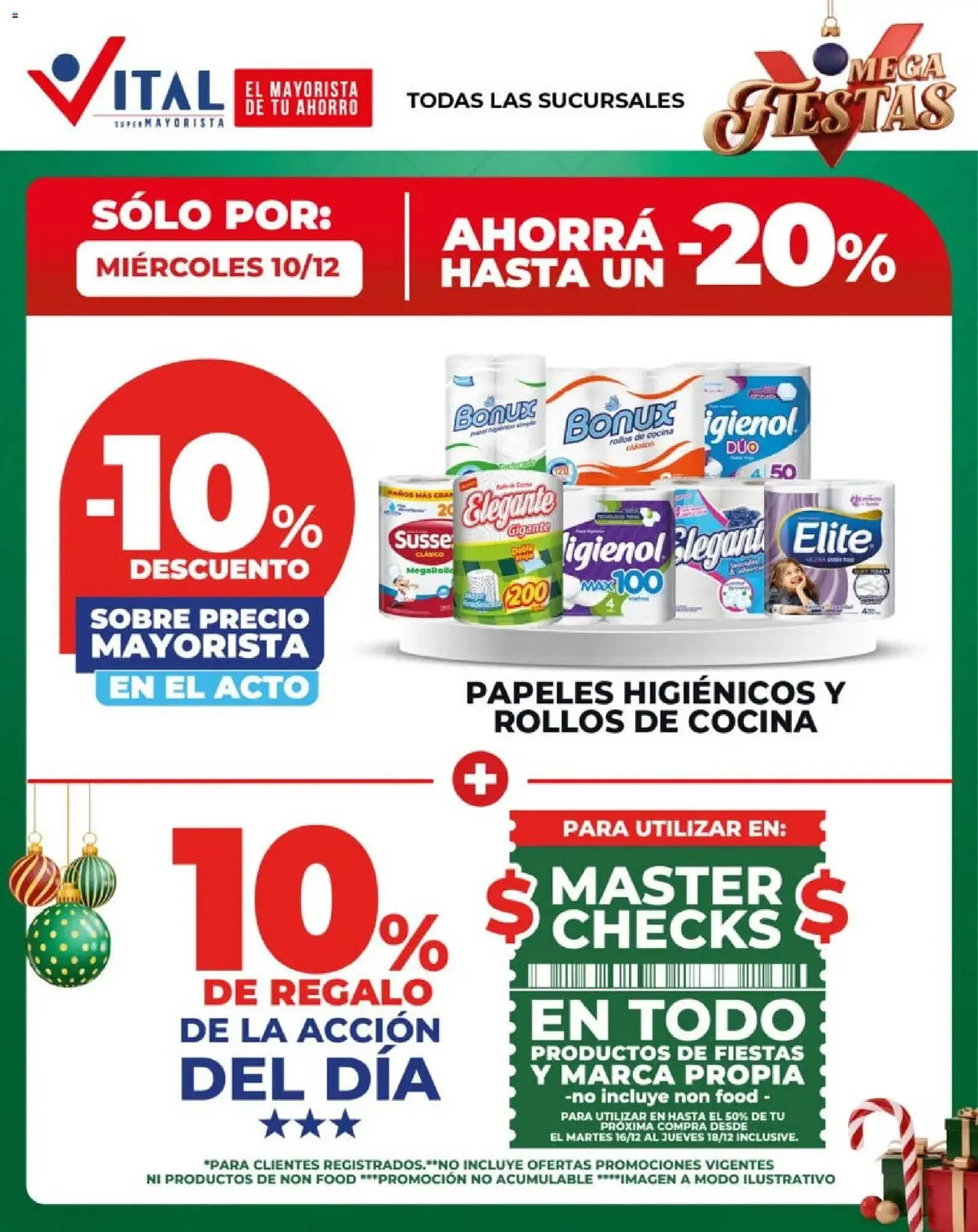 Ofertas de Catálogo Supermayorista Vital 10 de diciembre al 10 de diciembre 2025 - Página 1 del catálogo
