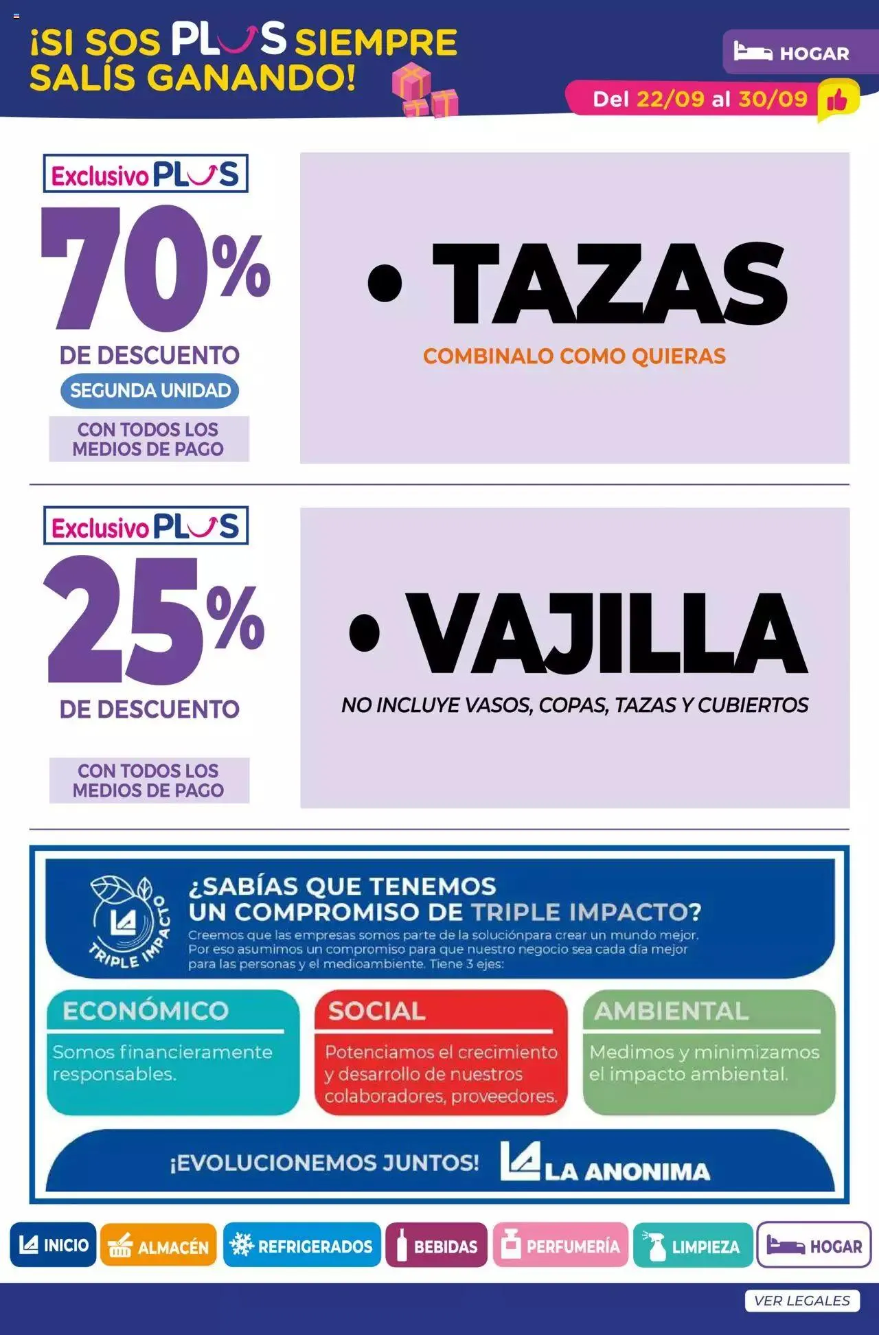 Ofertas de La Anonima - Super Ventajas - Septiembre 2022 22 de septiembre al 30 de septiembre 2023 - Página 62 del catálogo