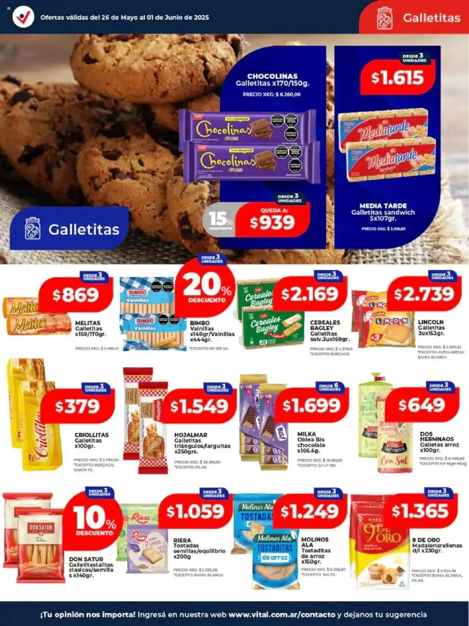 Ofertas de Catálogo Supermayorista Vital 26 de mayo al 2 de junio 2025 - Página 84 del catálogo