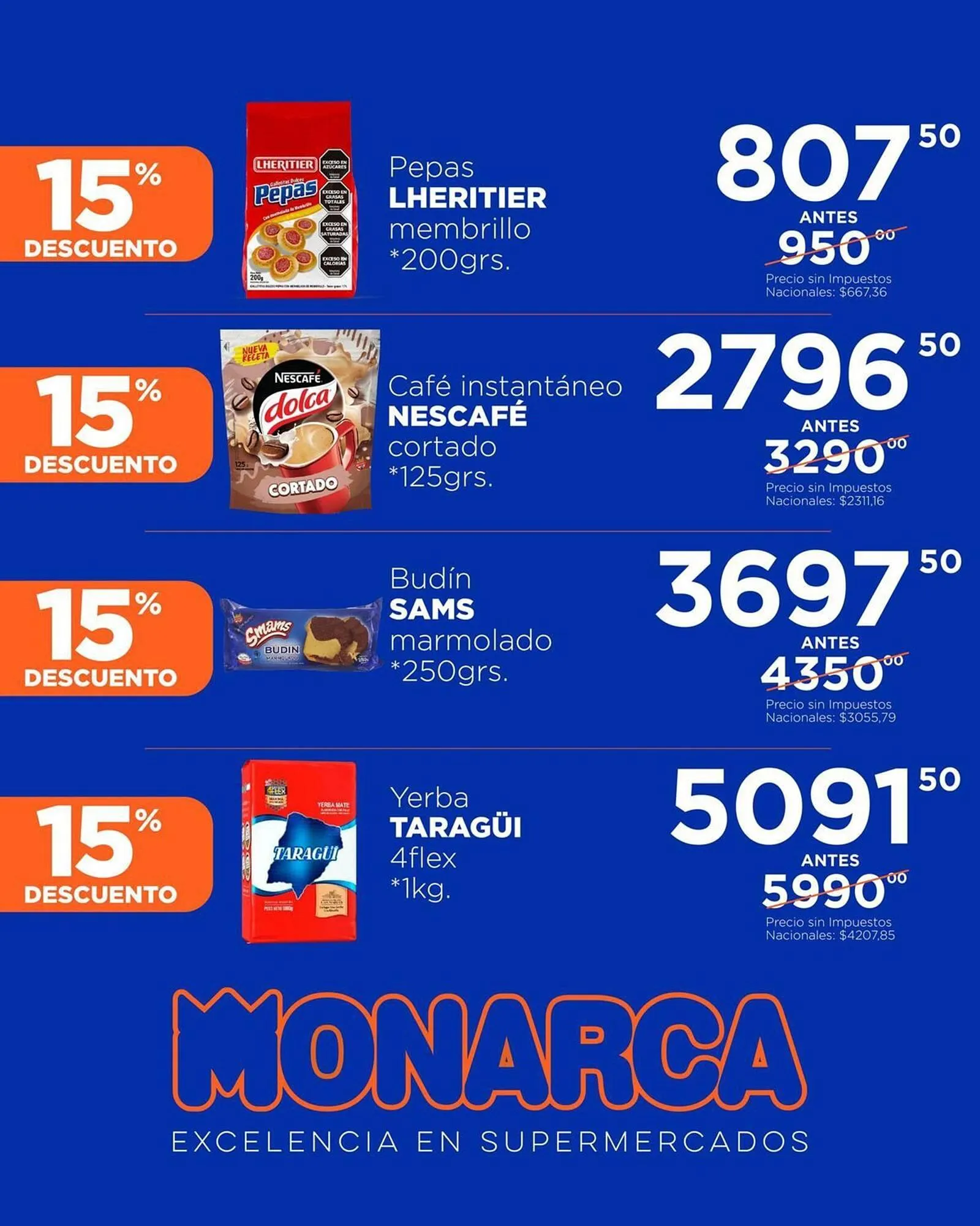 Ofertas de Catálogo Supermercados Monarca 5 de junio al 30 de junio 2025 - Página 5 del catálogo