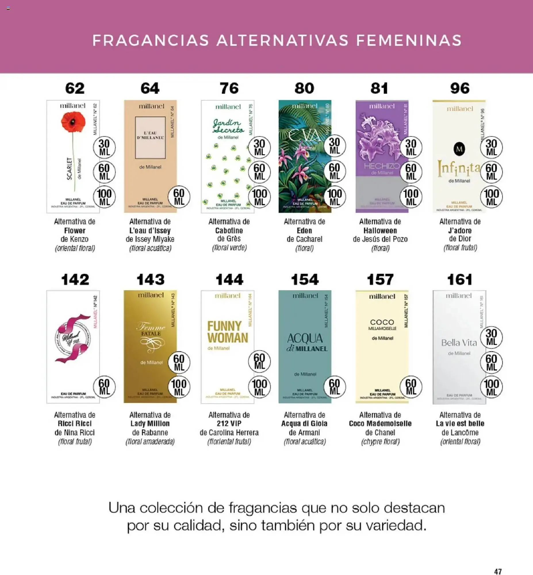 Ofertas de Catálogo Millanel Cosmética 5 de enero al 1 de febrero 2026 - Página 47 del catálogo