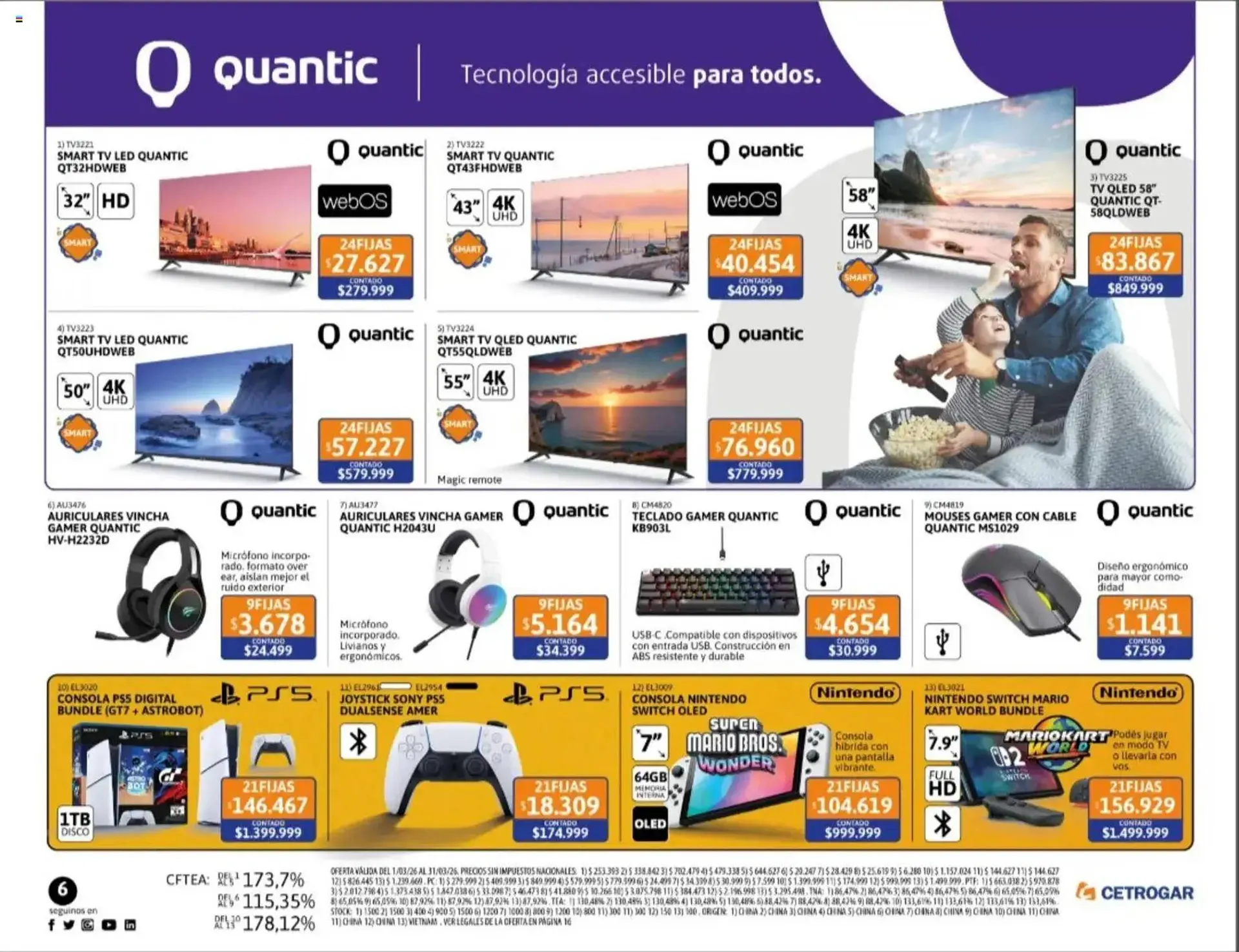 Ofertas de Catálogo Cetrogar 5 de marzo al 31 de marzo 2026 - Página 6 del catálogo