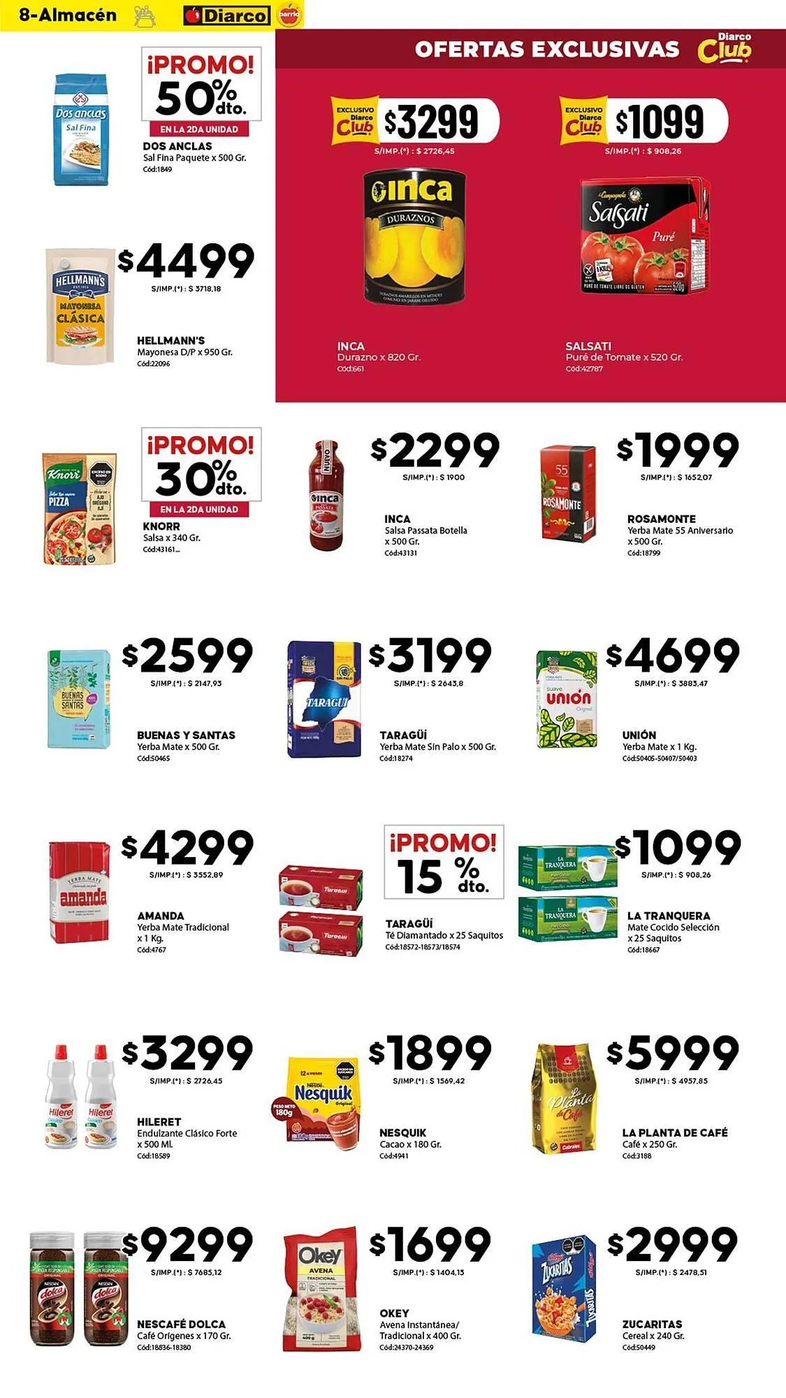 Ofertas de Catálogo Diarco 6 de abril al 10 de abril 2026 - Página 8 del catálogo