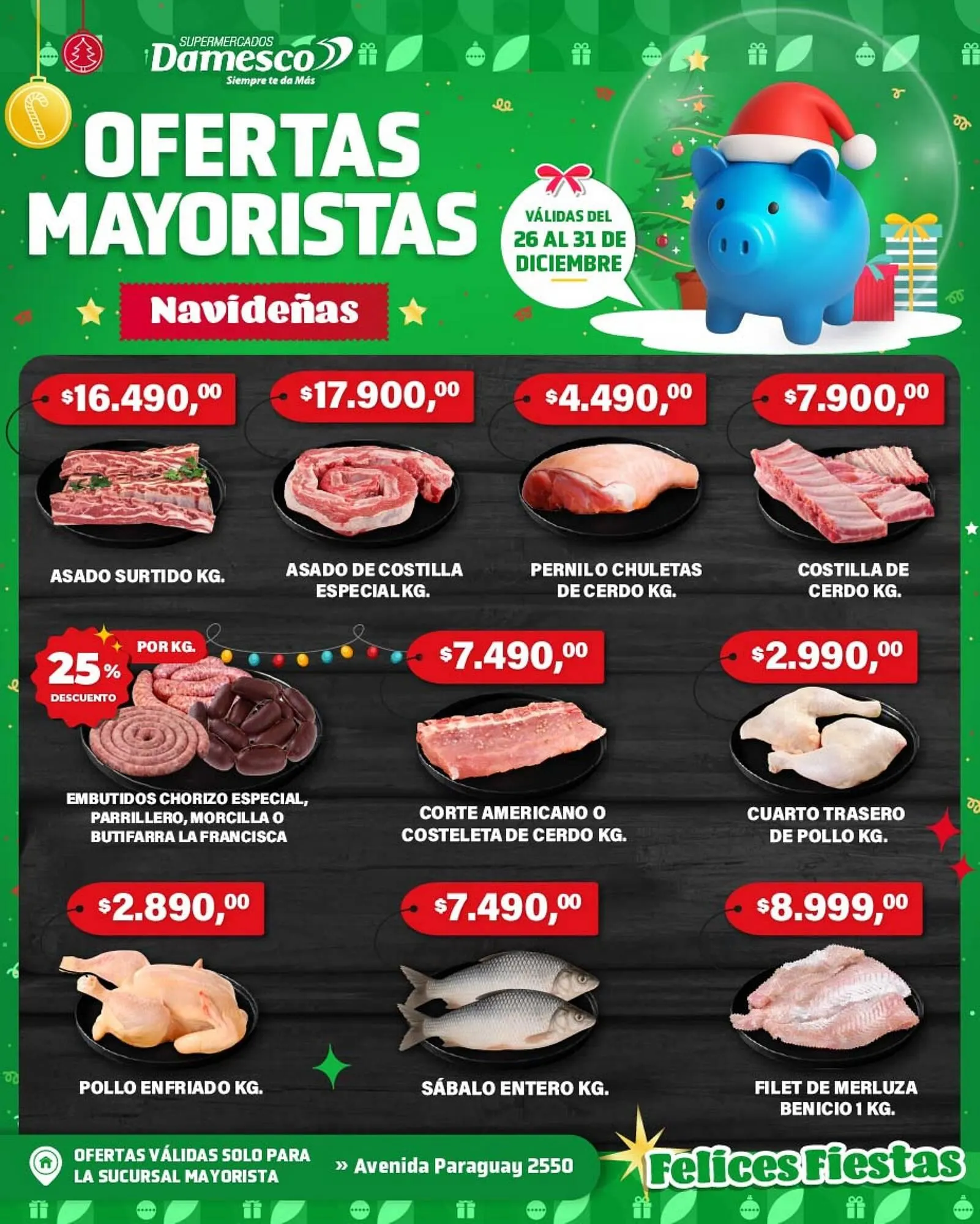 Ofertas de Catálogo Supermercados Damesco 26 de diciembre al 31 de diciembre 2025 - Página 1 del catálogo