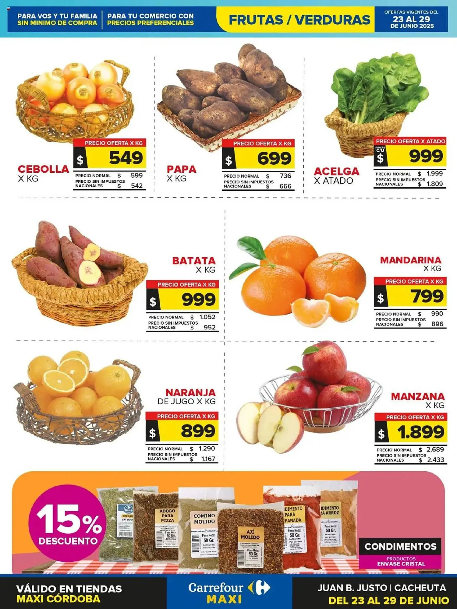 Ofertas de Catálogo Carrefour Maxi 23 de junio al 30 de junio 2025 - Página 1 del catálogo