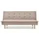 Futón Magnus 2 cuerpos 2 plazas beige