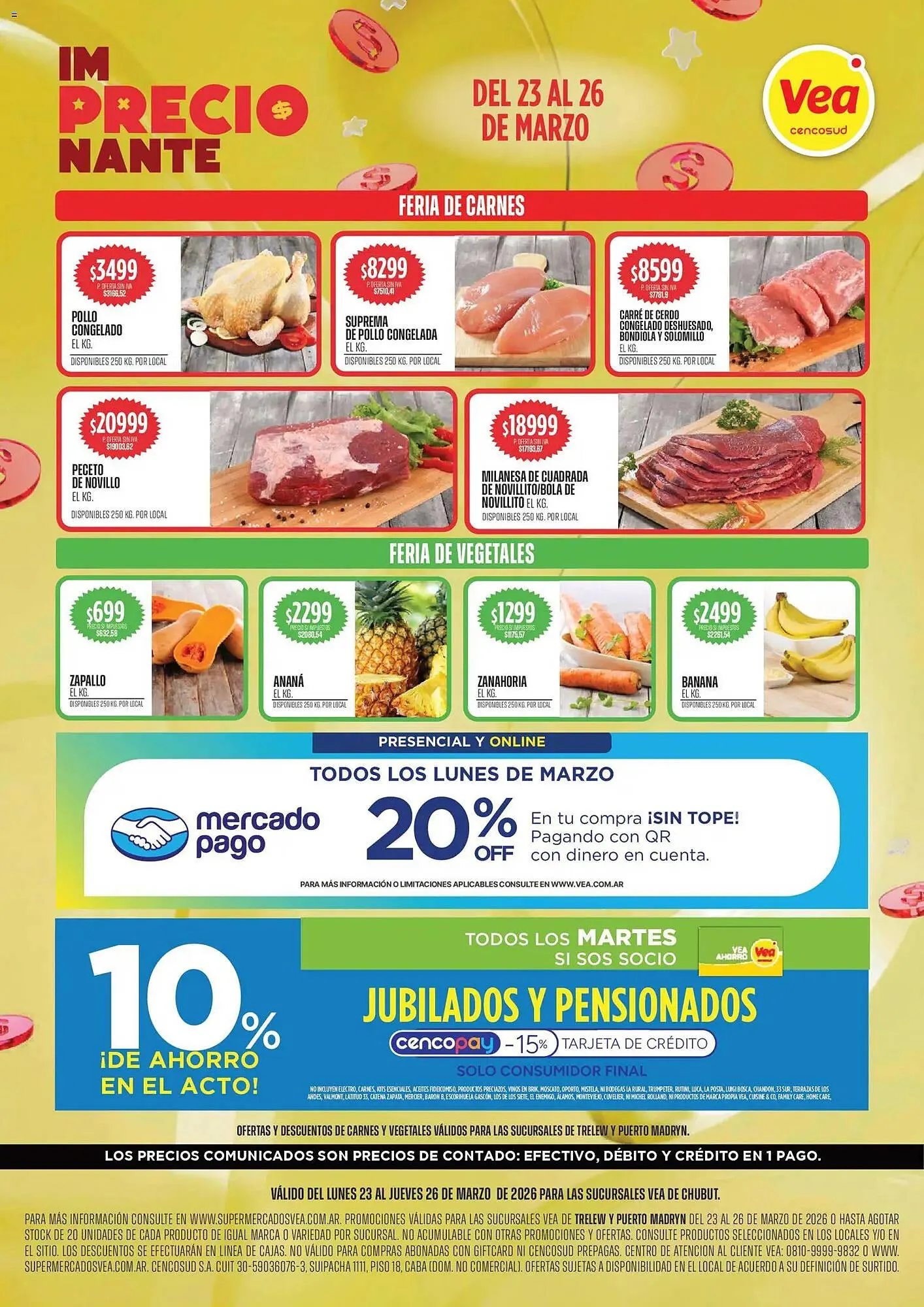 Ofertas de Catálogo Supermercados Vea 23 de marzo al 26 de marzo 2026 - Página 1 del catálogo