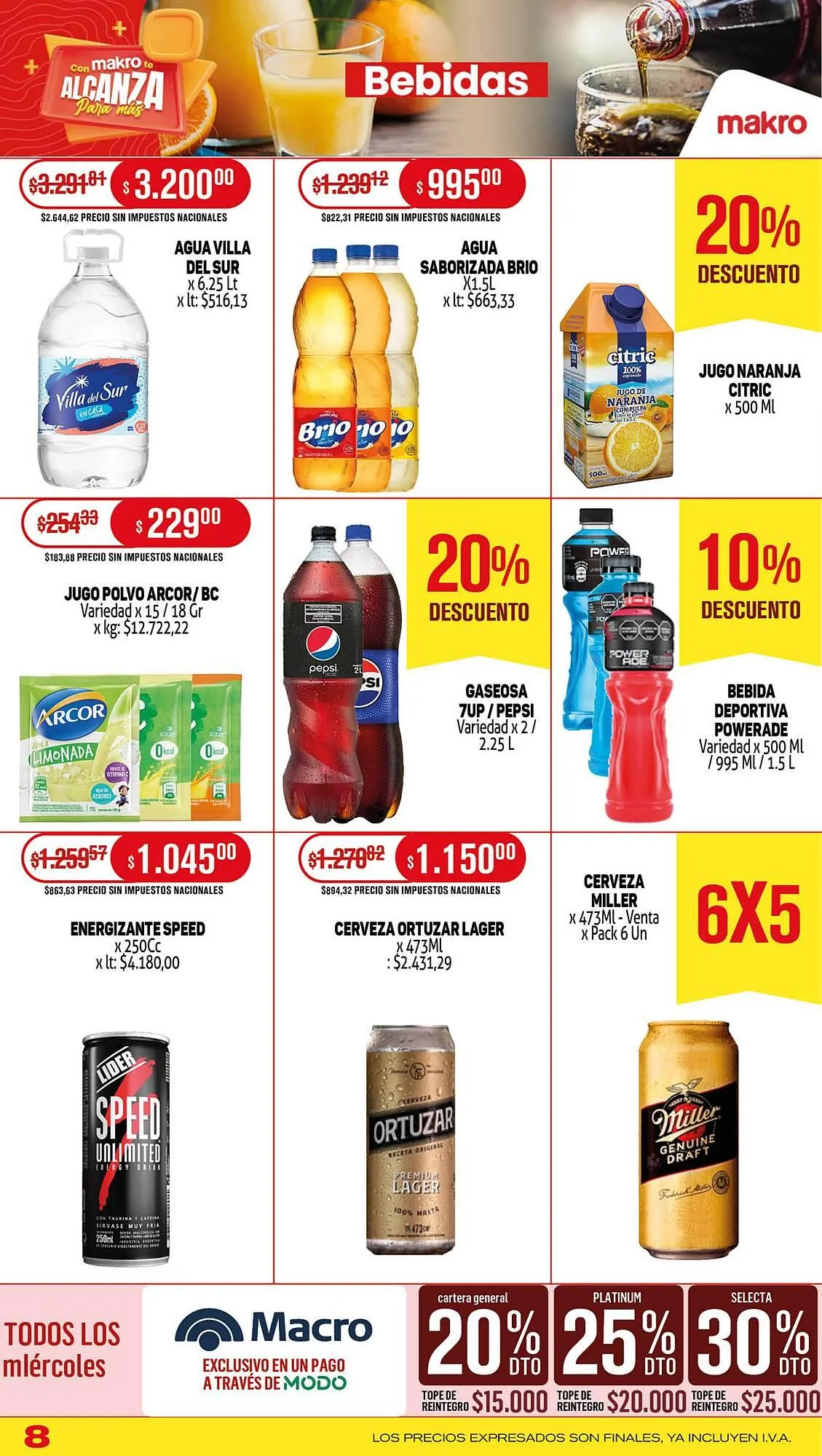 Ofertas de Catálogo Makro 17 de julio al 24 de julio 2025 - Página 8 del catálogo