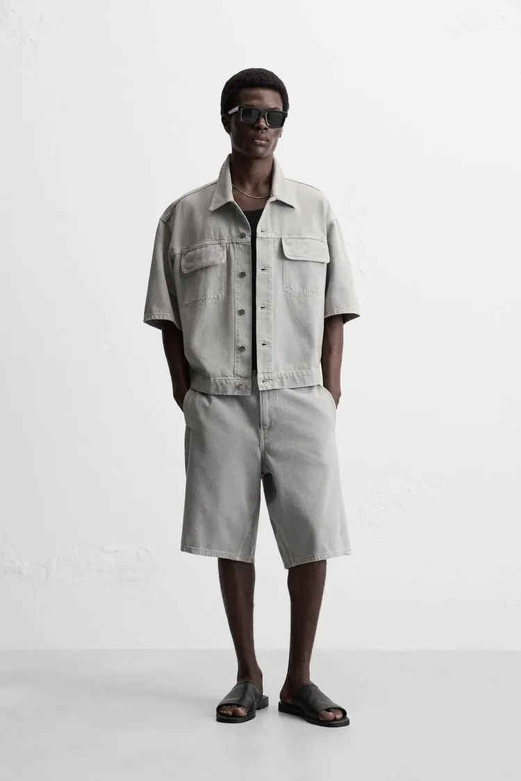 BERMUDA DENIM BAGGY FIT