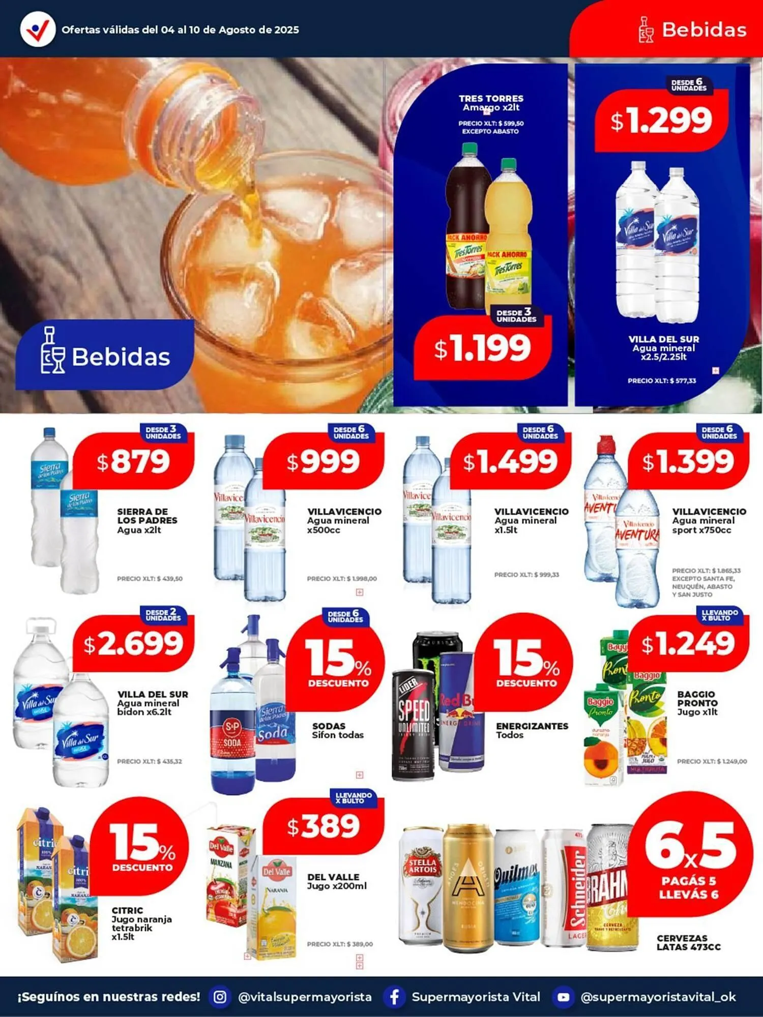 Ofertas de Catálogo Supermayorista Vital 4 de agosto al 10 de agosto 2025 - Página 13 del catálogo