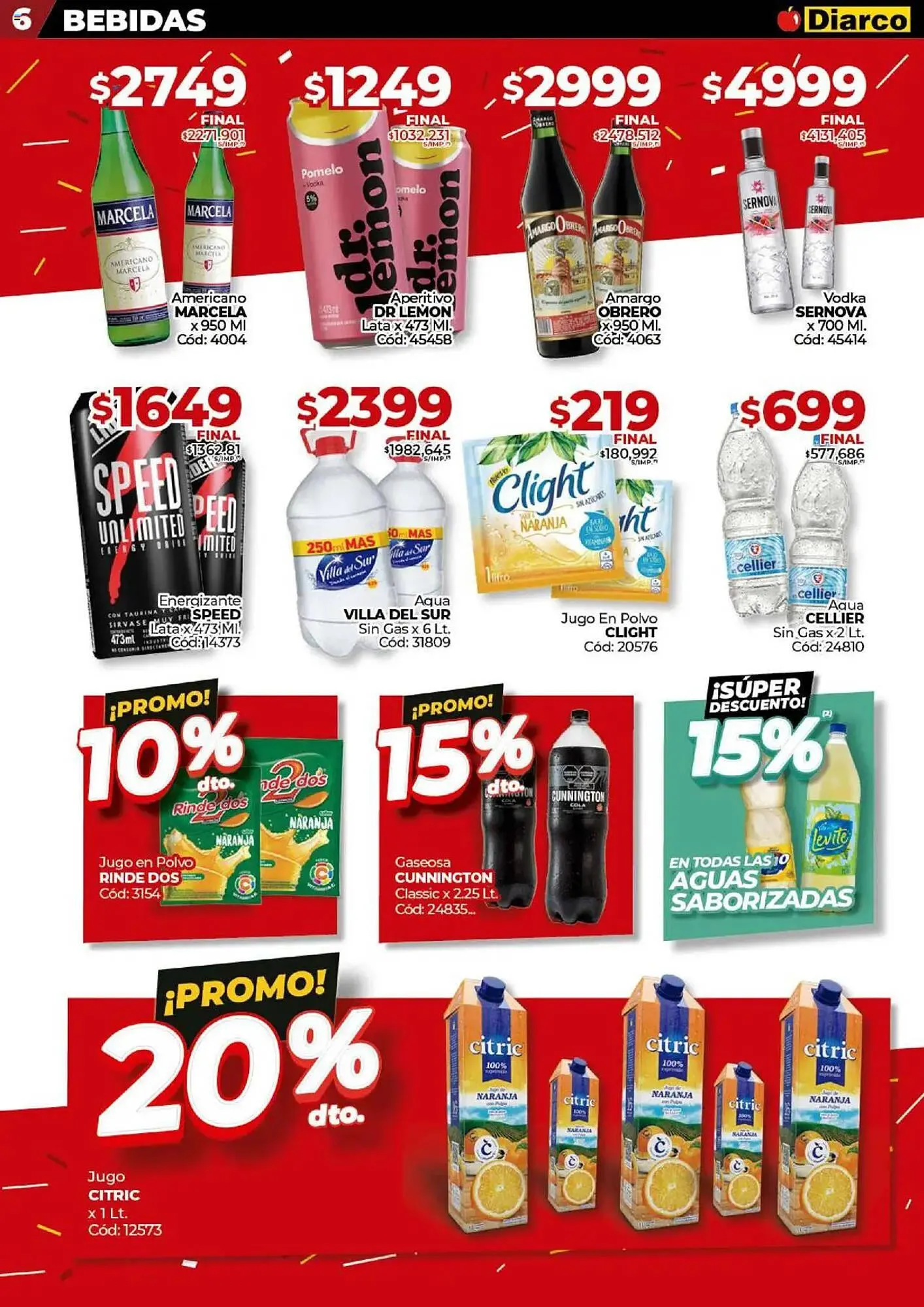 Ofertas de Catálogo Diarco 14 de abril al 20 de abril 2025 - Página 6 del catálogo