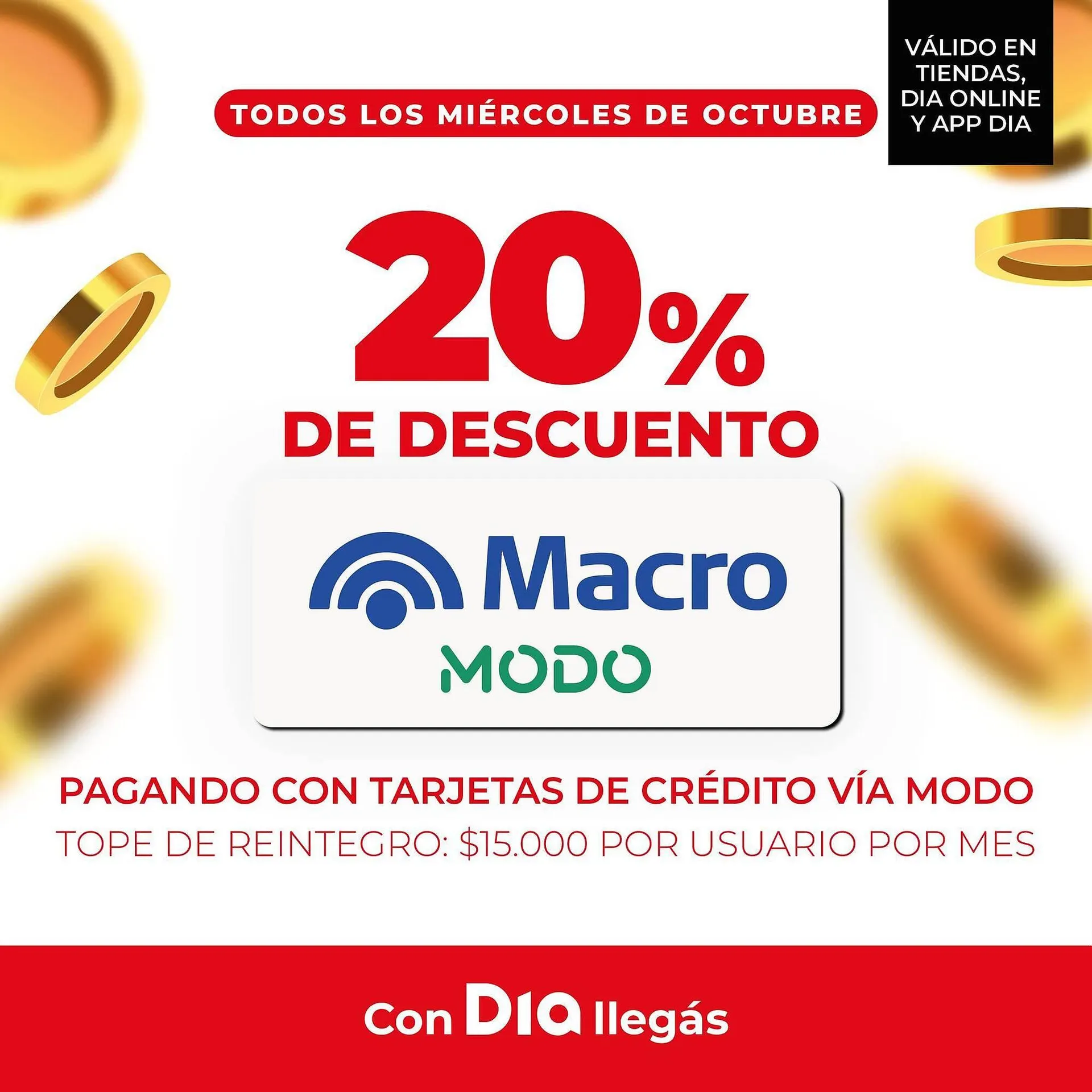 Ofertas de Folleto Supermercados DIA 8 de octubre al 29 de octubre 2025 - Página 1 del catálogo