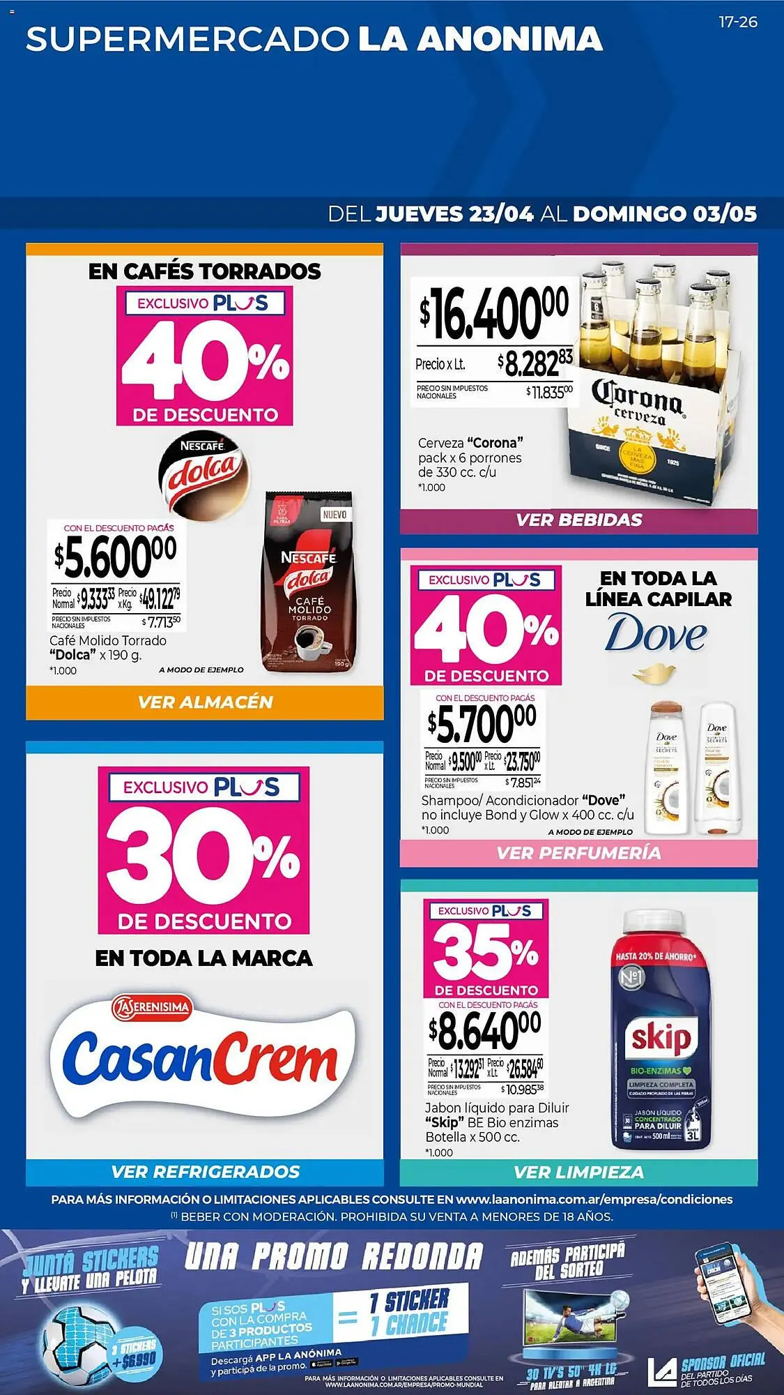 Ofertas de Catálogo La Anonima 23 de abril al 3 de mayo 2026 - Página 1 del catálogo
