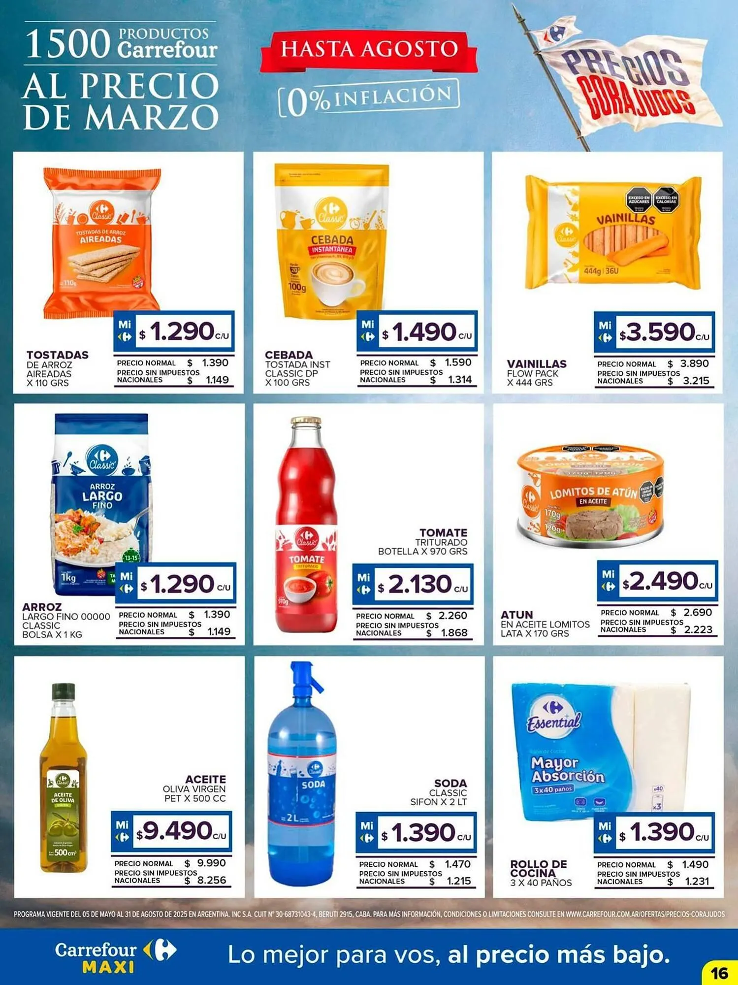 Ofertas de Catálogo Carrefour Maxi 4 de agosto al 10 de agosto 2025 - Página 16 del catálogo
