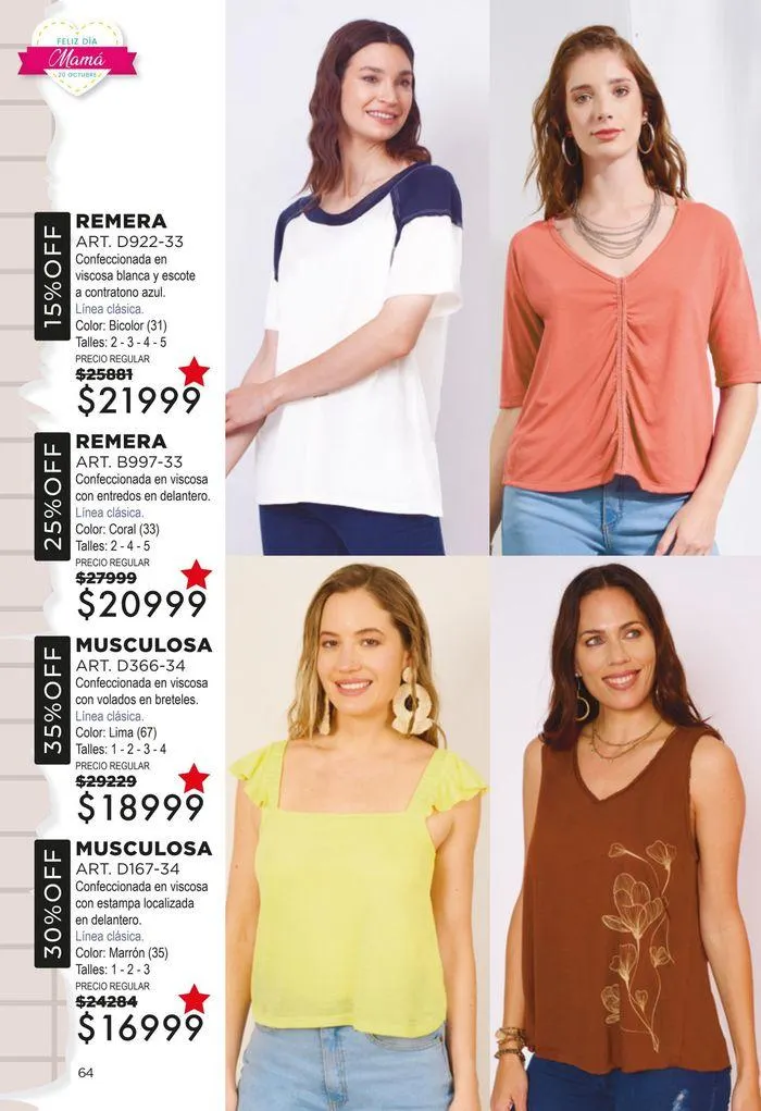 Ofertas de Juana Bonita Catálogo Empresaria 2409 23 de agosto al 6 de septiembre 2024 - Página 134 del catálogo