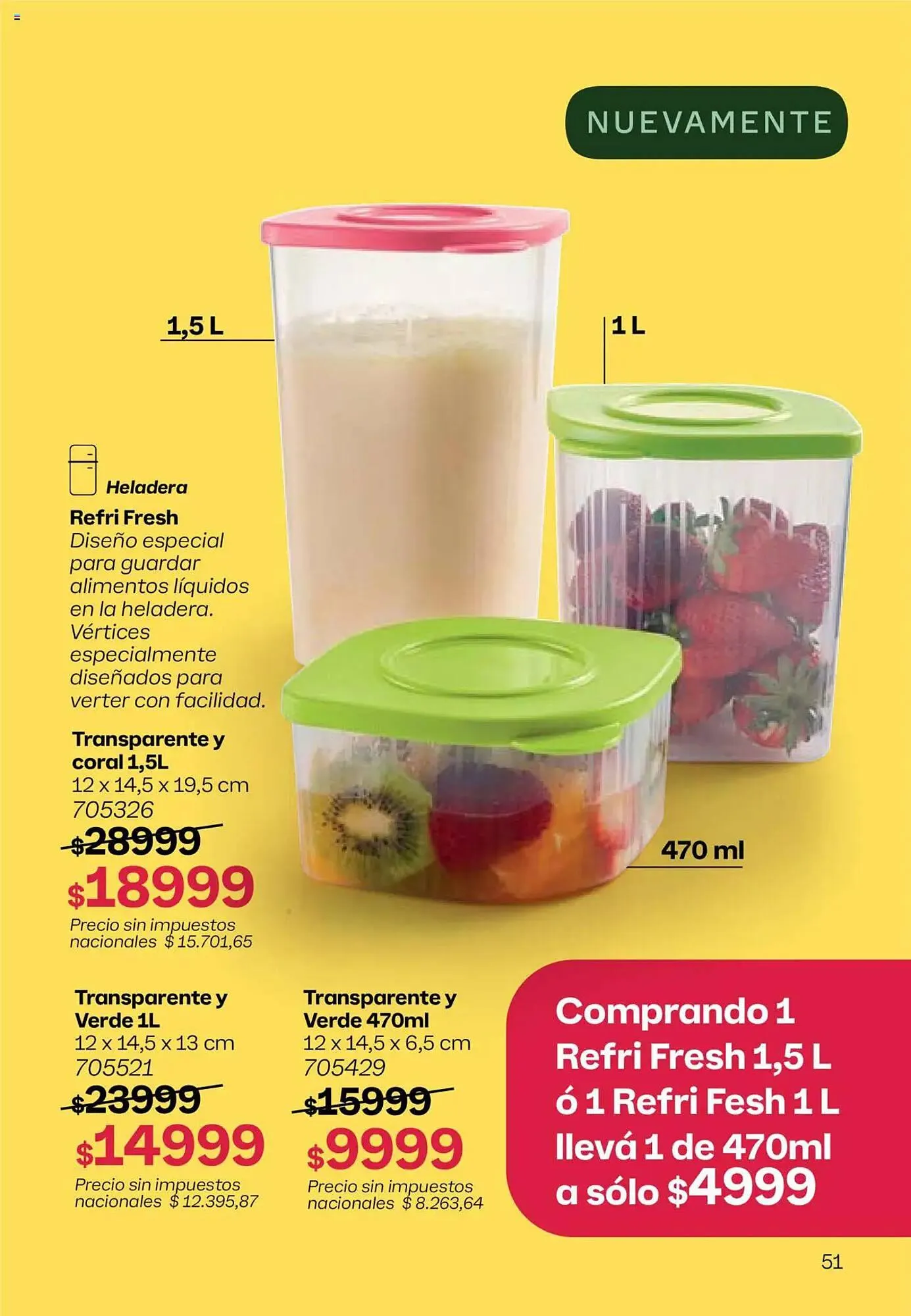 Ofertas de Folleto Tupperware 13 de octubre al 3 de noviembre 2025 - Página 52 del catálogo