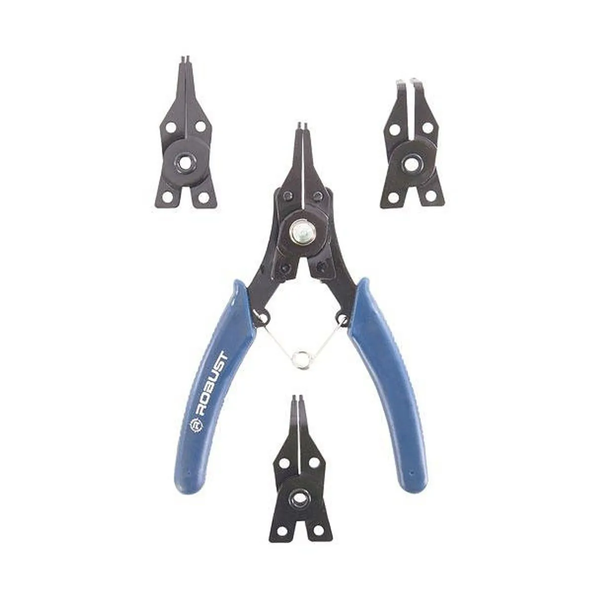 Alicate Multiple Seeger 6" 4 Puntas Intercambiables Robust