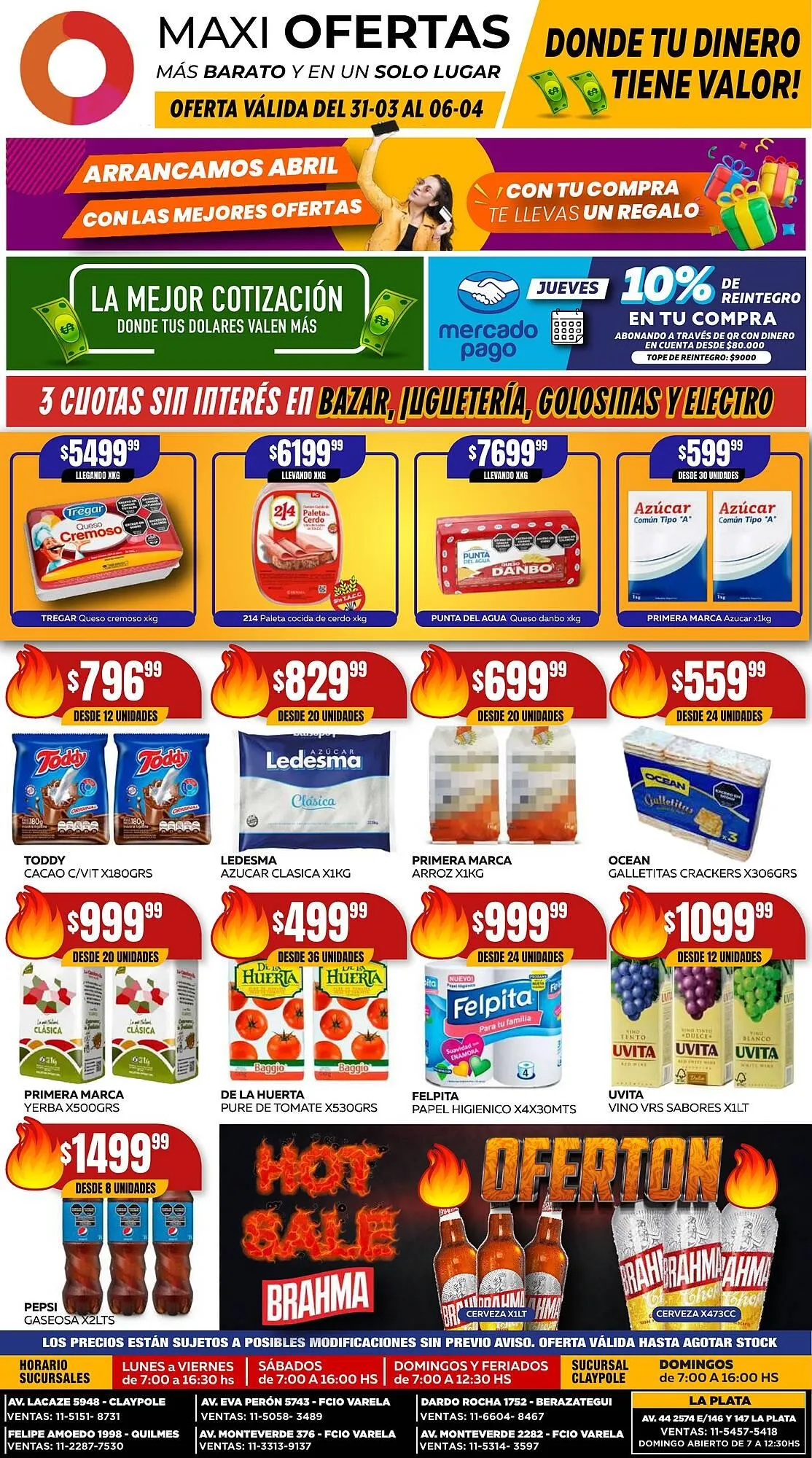 Ofertas de Catálogo Maxi Ofertas 31 de marzo al 6 de abril 2025 - Página 1 del catálogo