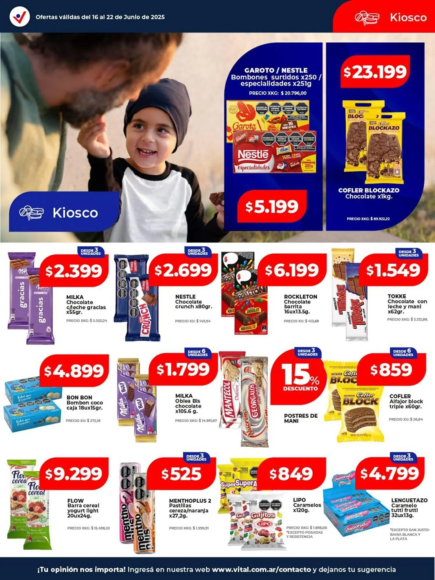 Ofertas de Catálogo Supermayorista Vital 17 de junio al 22 de junio 2025 - Página 19 del catálogo