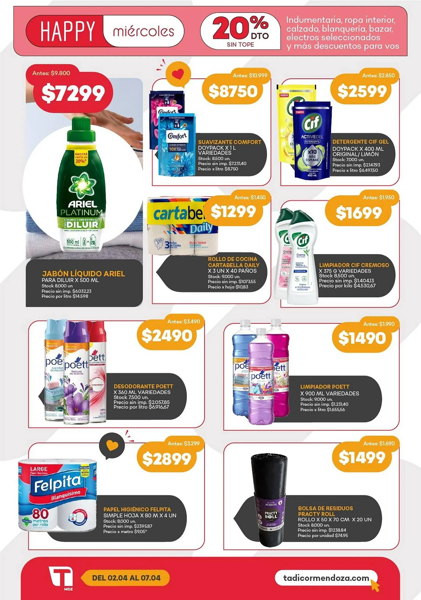 Ofertas de Catálogo Supermercados Tadicor 1 de abril al 7 de abril 2026 - Página 9 del catálogo