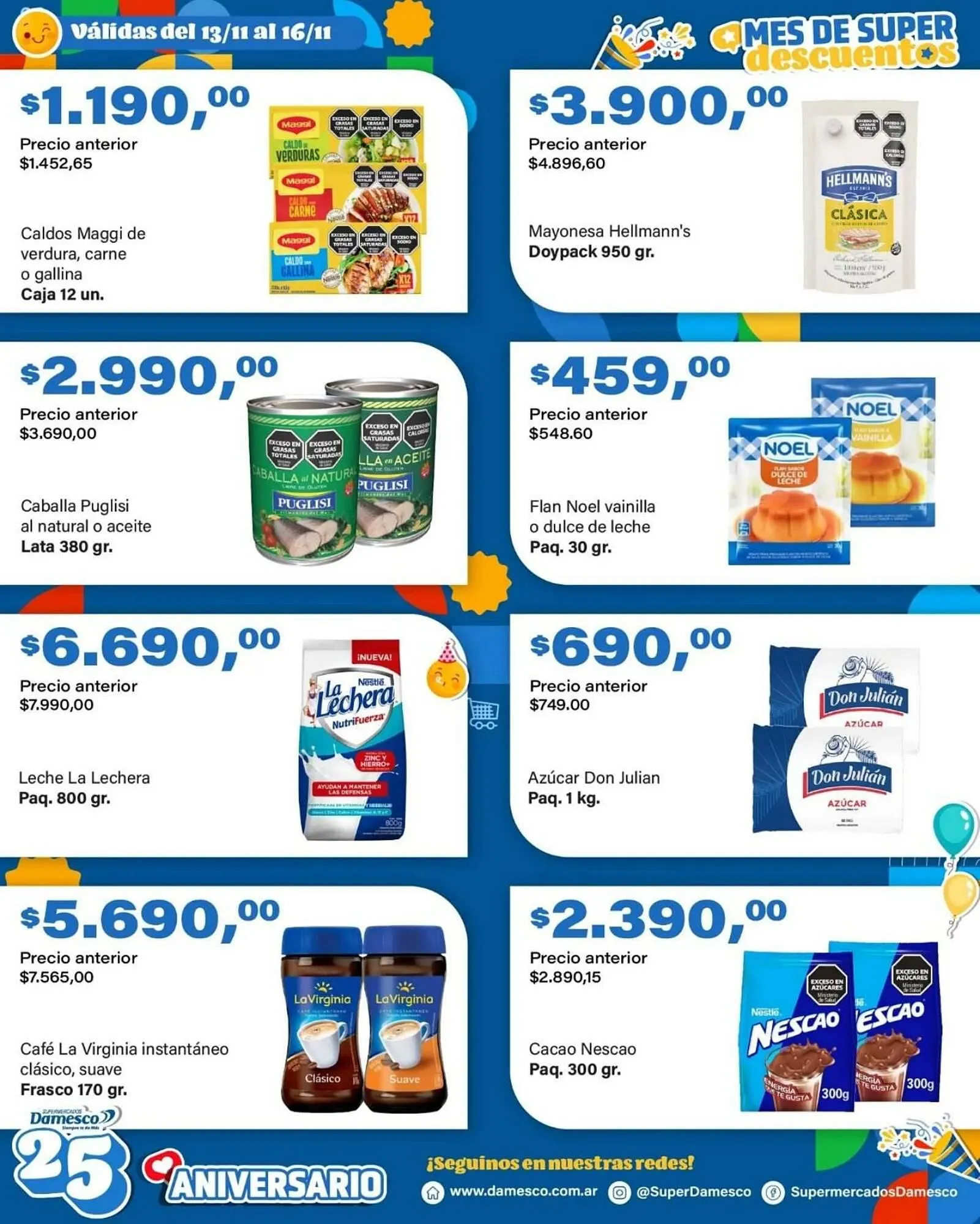 Ofertas de Catálogo Supermercados Damesco 13 de noviembre al 16 de noviembre 2025 - Página 4 del catálogo