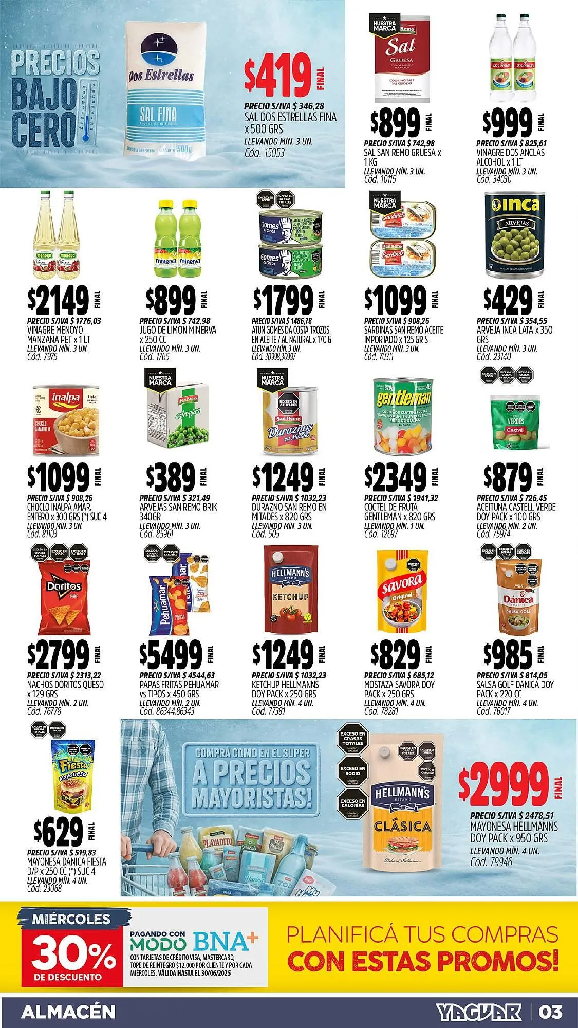 Ofertas de Catálogo Supermercados Yaguar 16 de junio al 20 de junio 2025 - Página 3 del catálogo