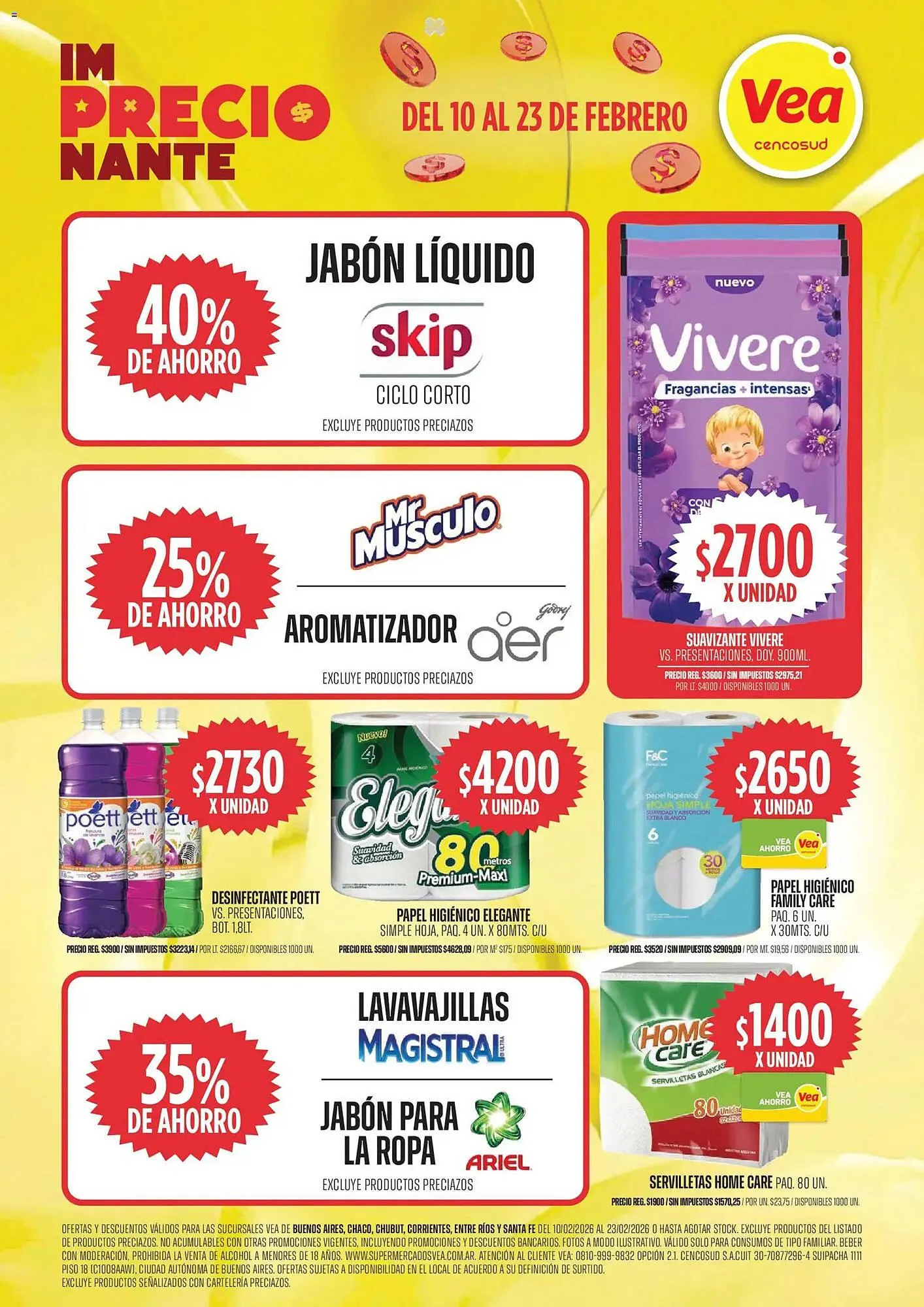 Ofertas de Catálogo Supermercados Vea 10 de febrero al 23 de febrero 2026 - Página 8 del catálogo