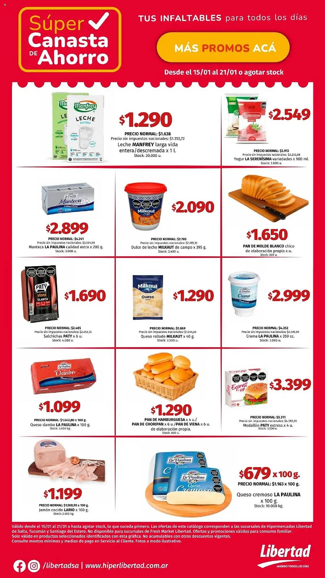 Ofertas de Catálogo Hipermercado Libertad 15 de enero al 22 de enero 2026 - Página 4 del catálogo