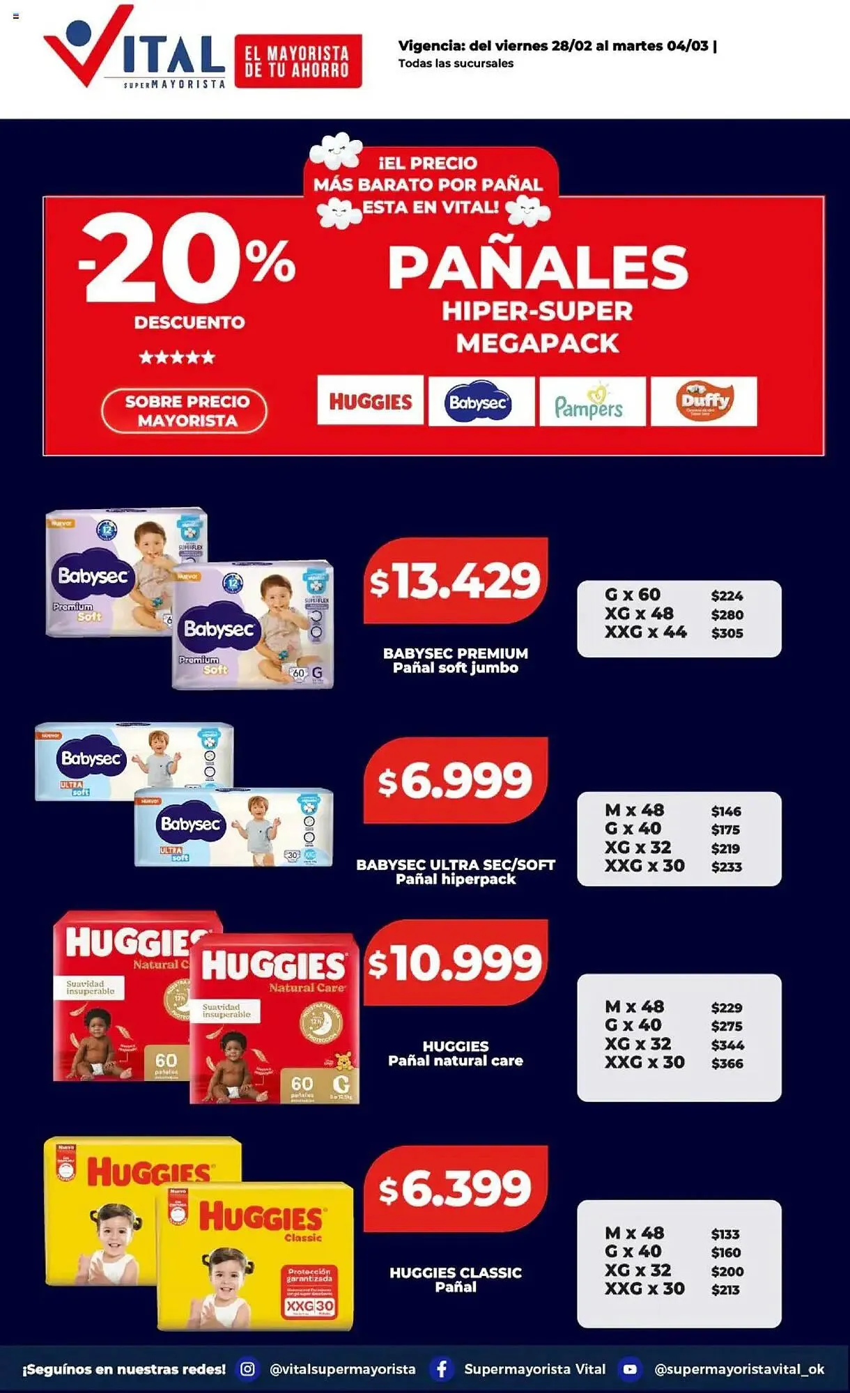 Ofertas de Catálogo Supermayorista Vital 28 de febrero al 4 de marzo 2025 - Página 3 del catálogo