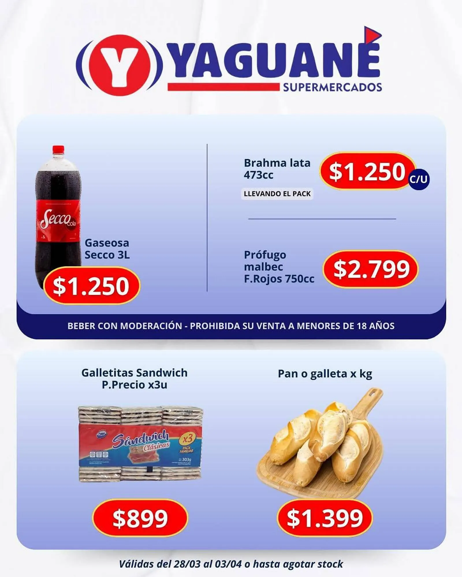 Ofertas de Catálogo Yaguane Supermercados 28 de marzo al 3 de abril 2025 - Página 4 del catálogo
