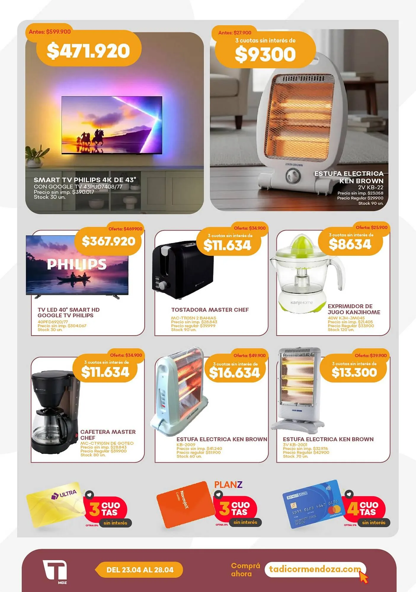 Ofertas de Catálogo Supermercados Tadicor 22 de abril al 28 de abril 2026 - Página 12 del catálogo