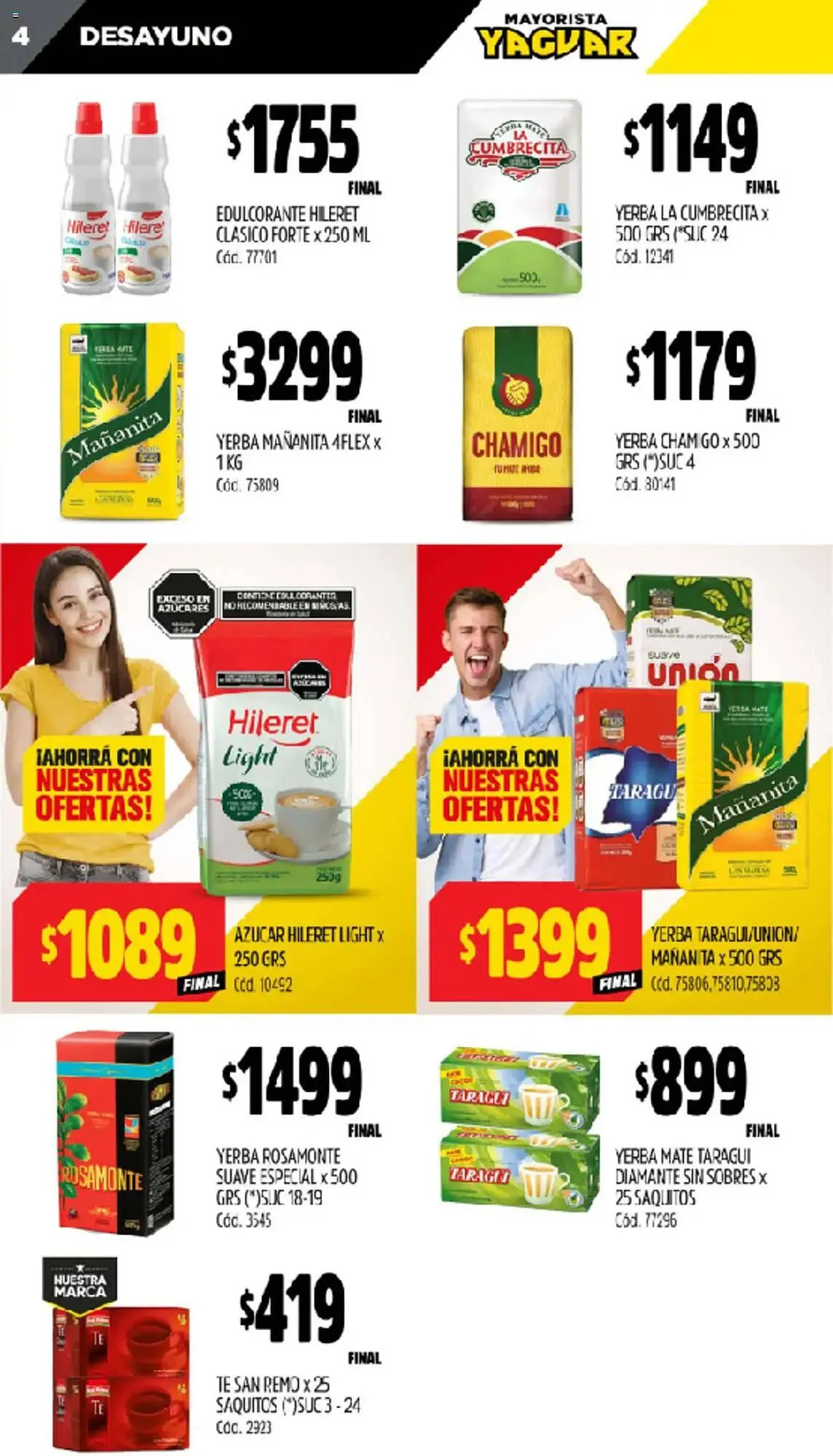 Ofertas de Catálogo Supermercados Yaguar 10 de marzo al 16 de marzo 2025 - Página 4 del catálogo