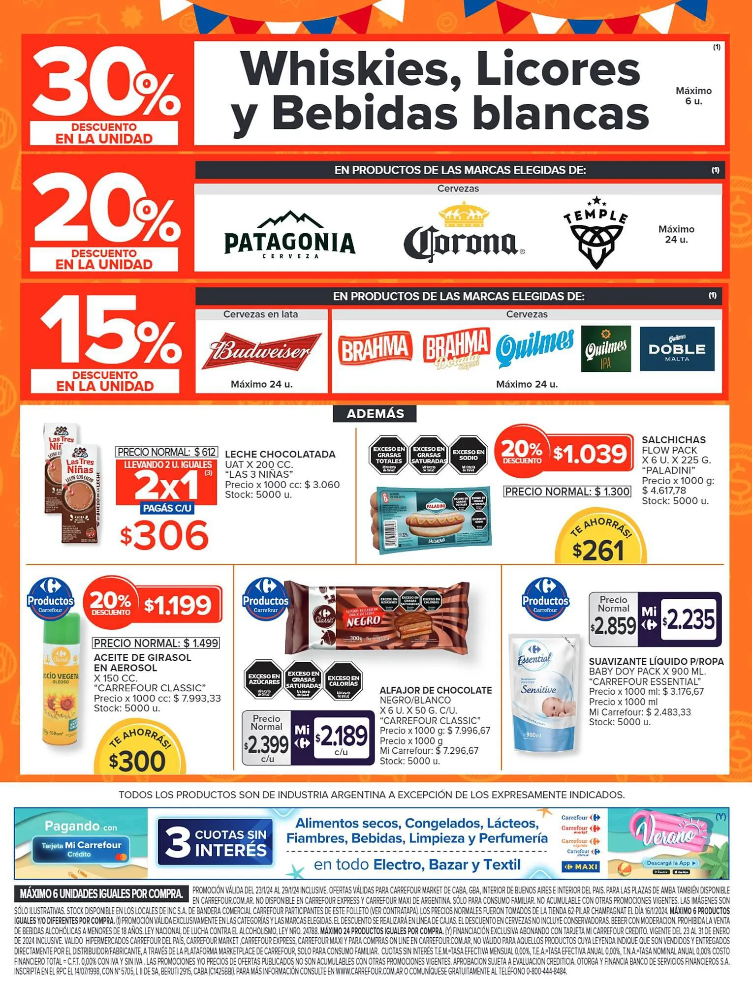 Ofertas de Catálogo Carrefour Market 23 de enero al 29 de enero 2024 - Página 7 del catálogo